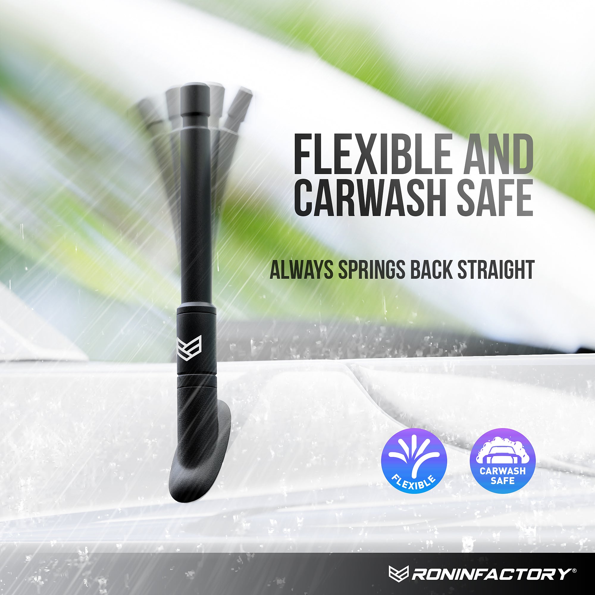 DODGE RAM SMARTLOCK™ SHORT FLEXIBLE ANTENNA 12 INCH (NEW!)