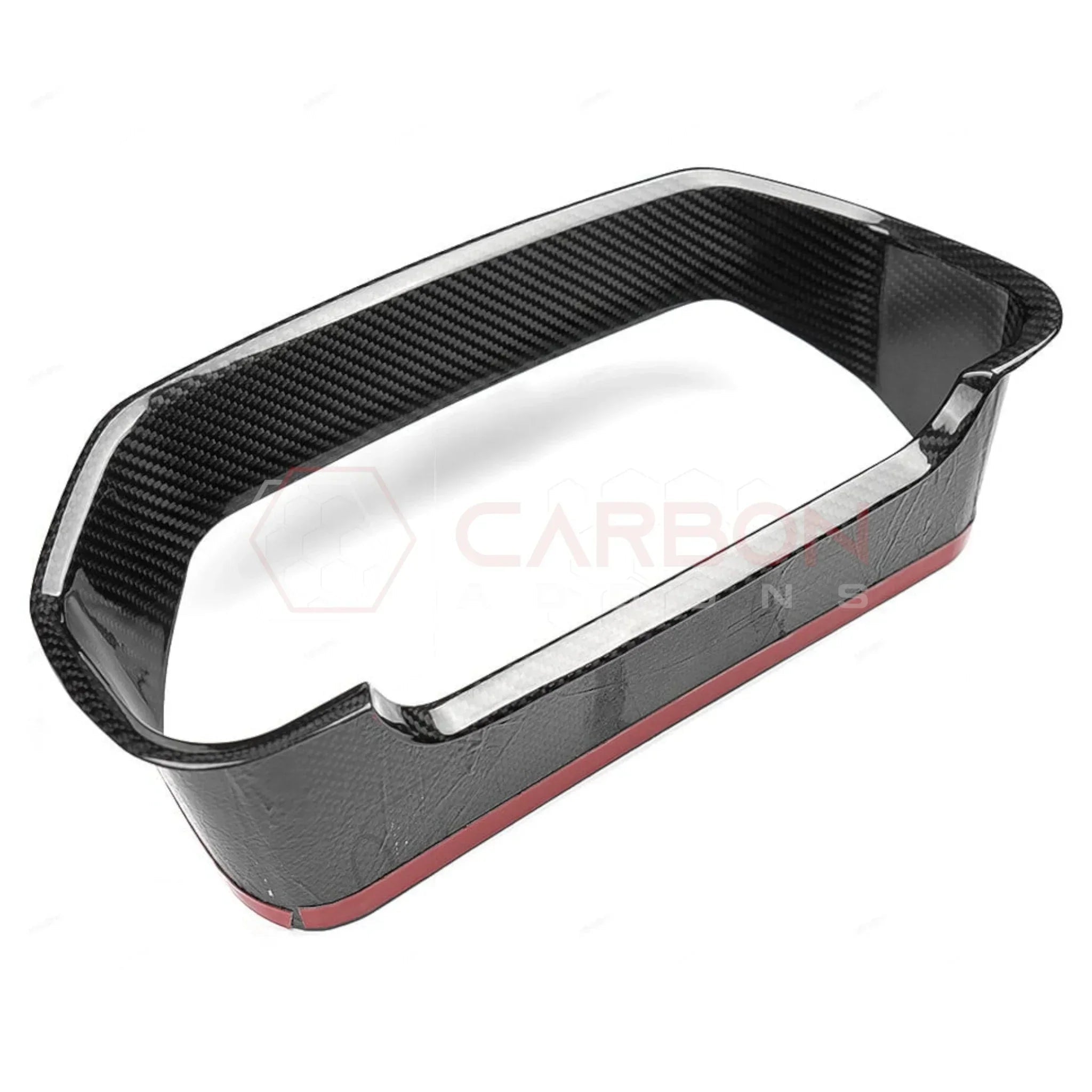 Real Carbon Fiber Gauge Cluster Trim Cover for 2021-2023 Ford F-150