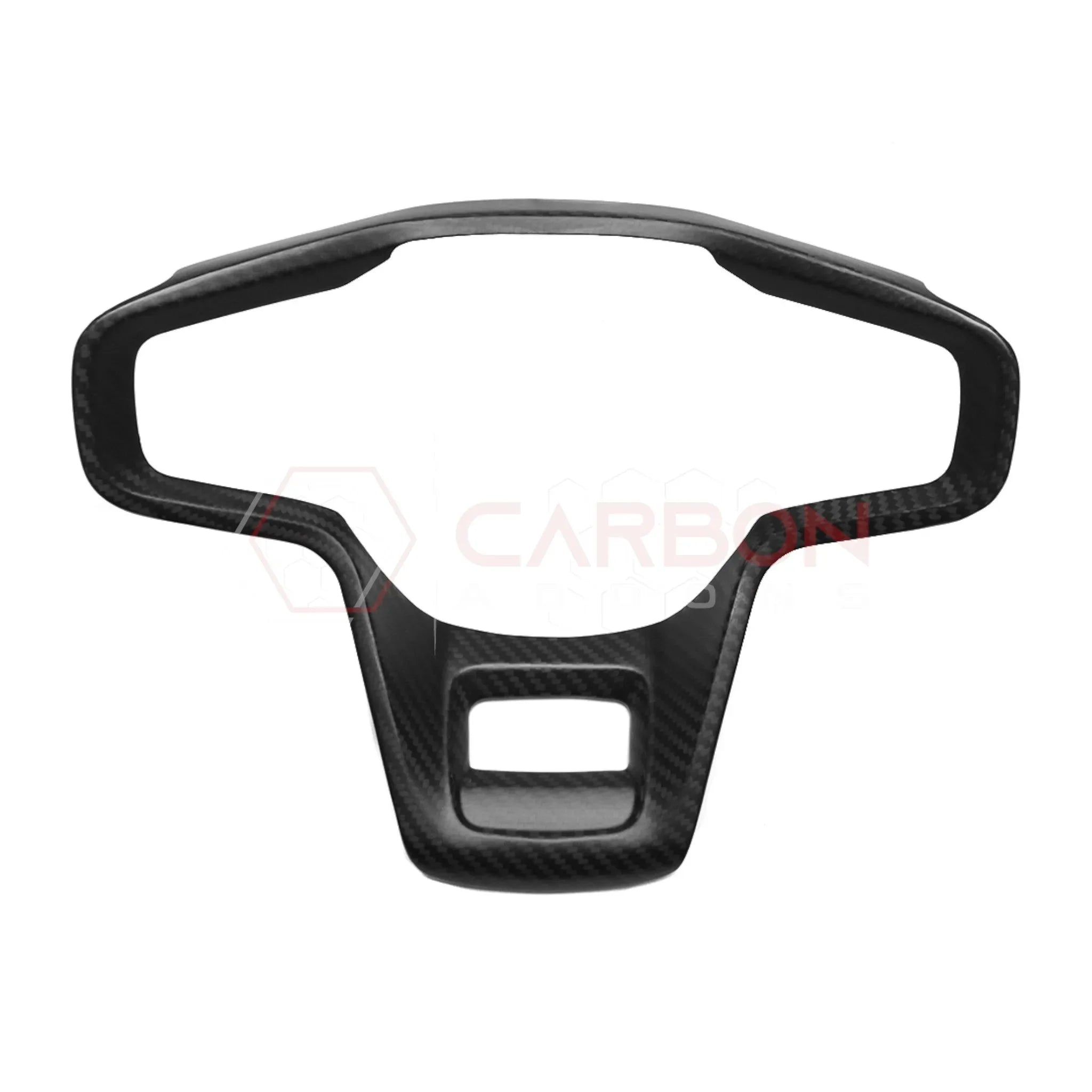 Real Carbon Fiber Steering Wheel Button Trim Cover For 2021+ Bronco