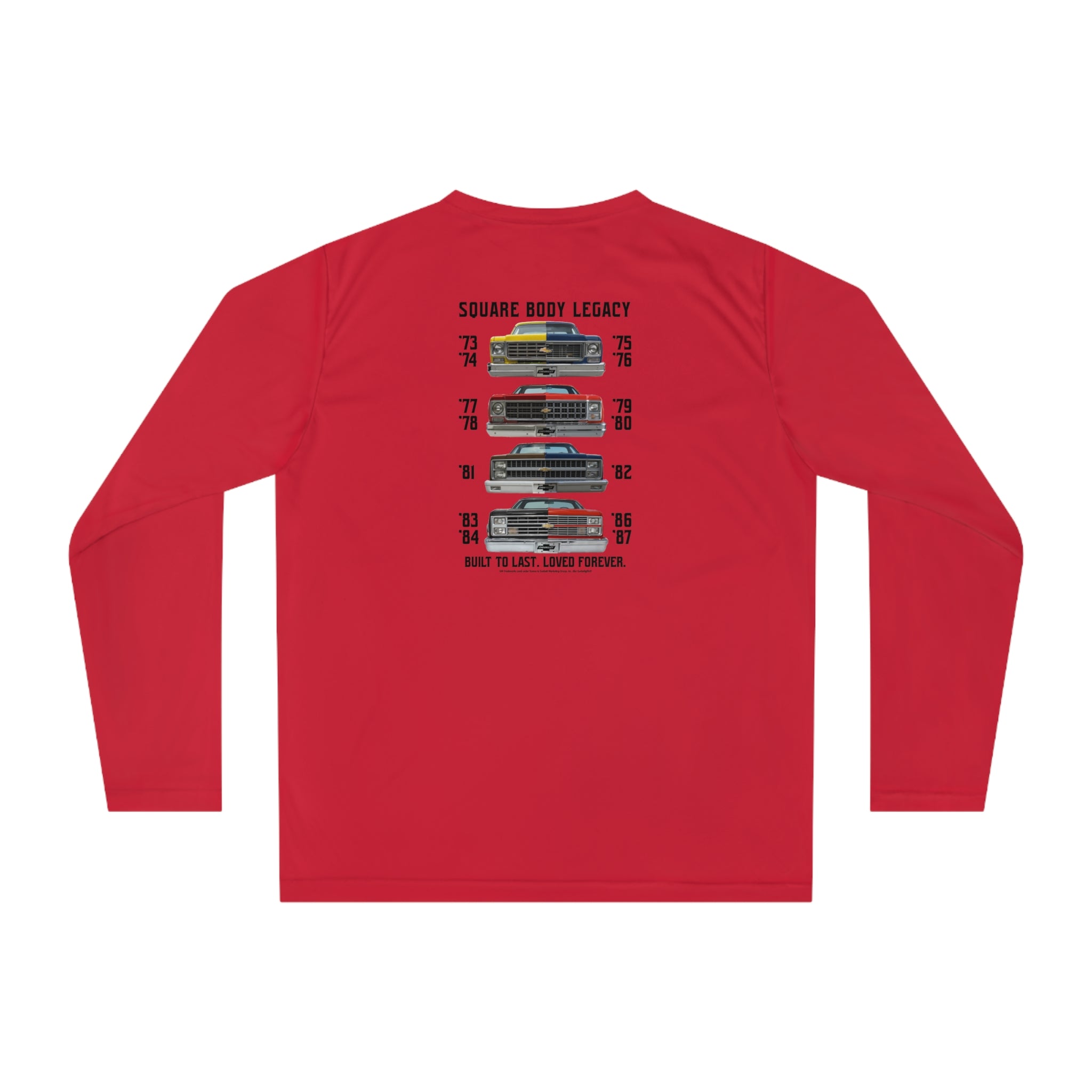 Chevrolet C10 Square Body Legacy Ultra‑Light Performance Long Sleeve Tee