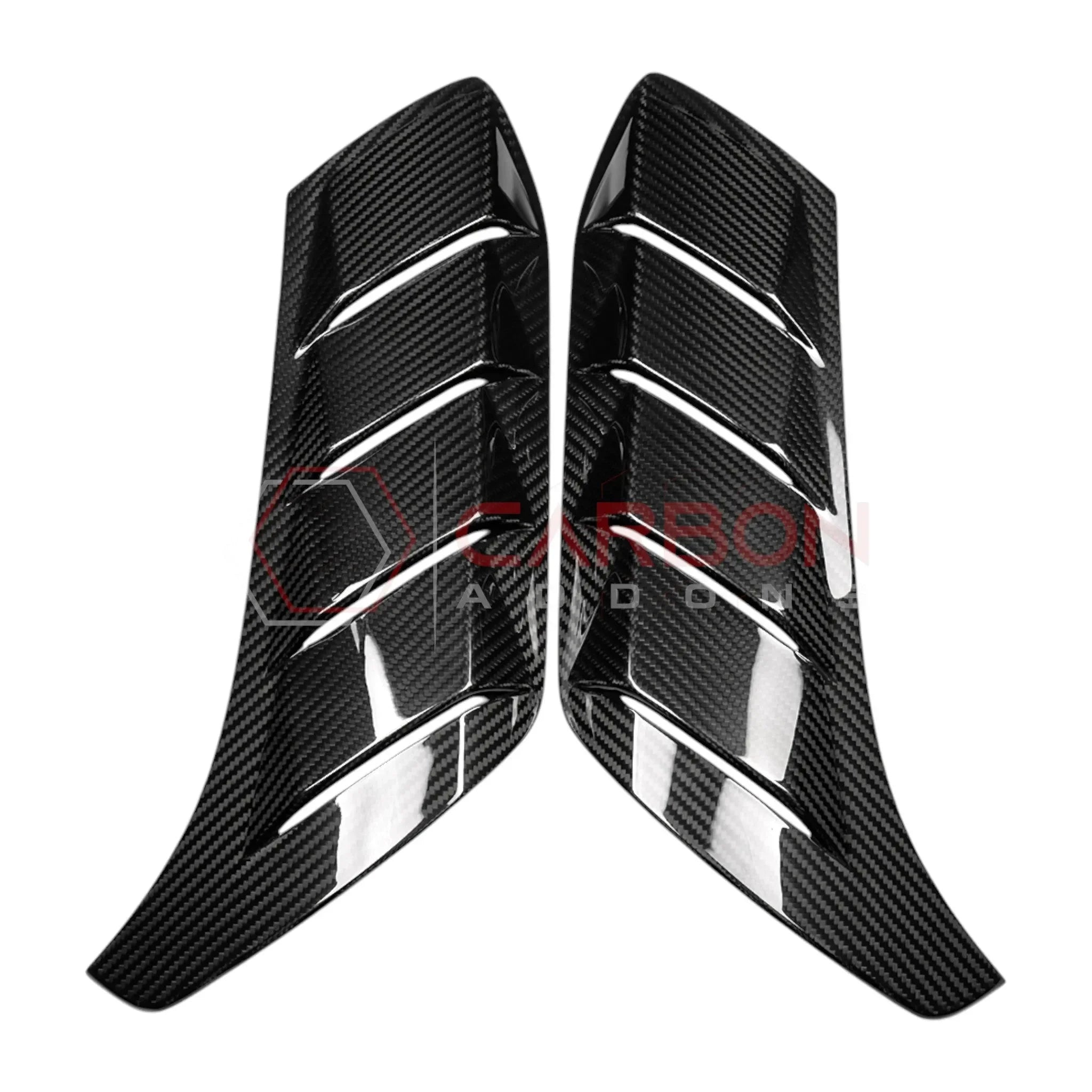 Real Carbon Fiber Fender Vent Trim Covers For 2021+ Bronco Raptor