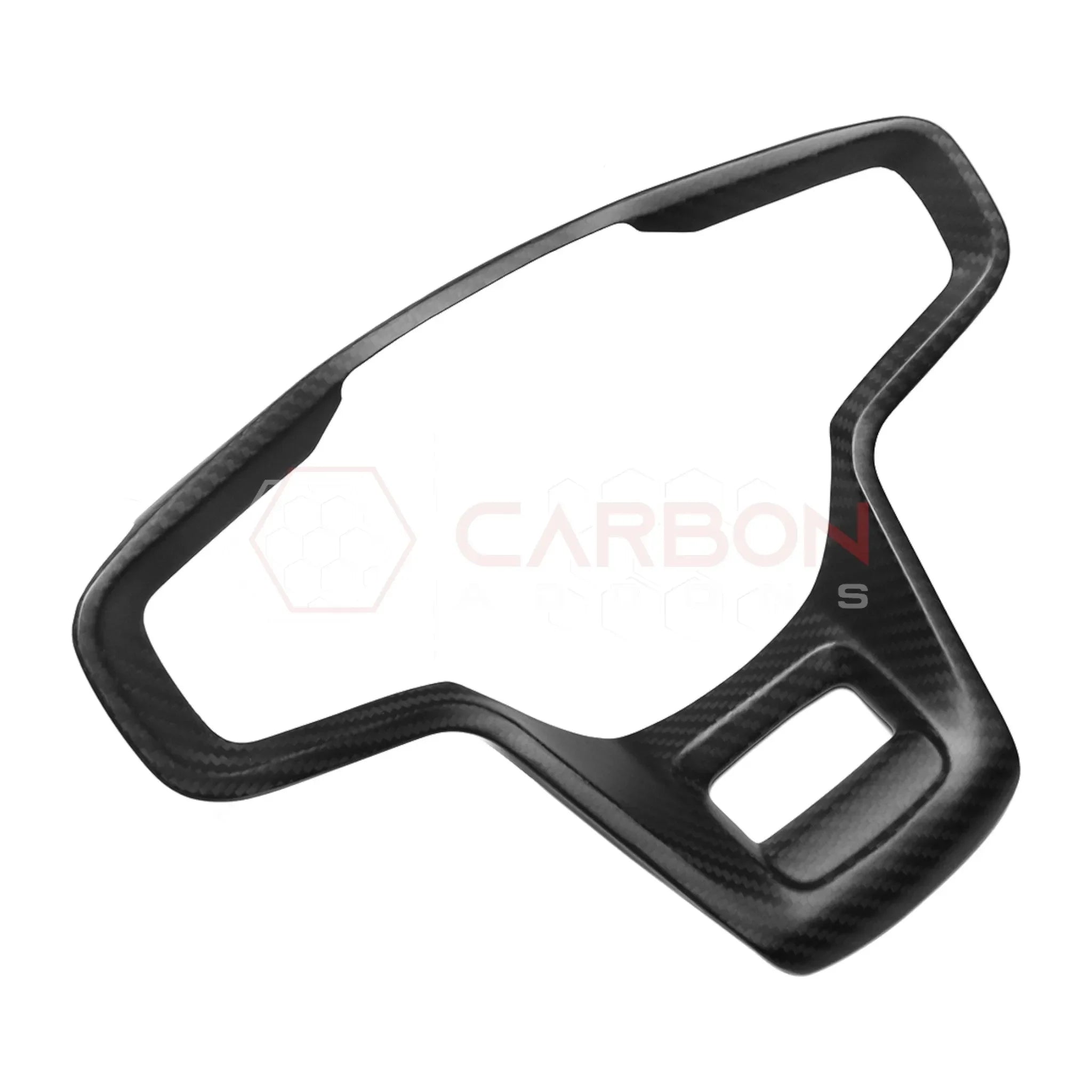 Real Carbon Fiber Steering Wheel Button Trim Cover For 2021+ Bronco