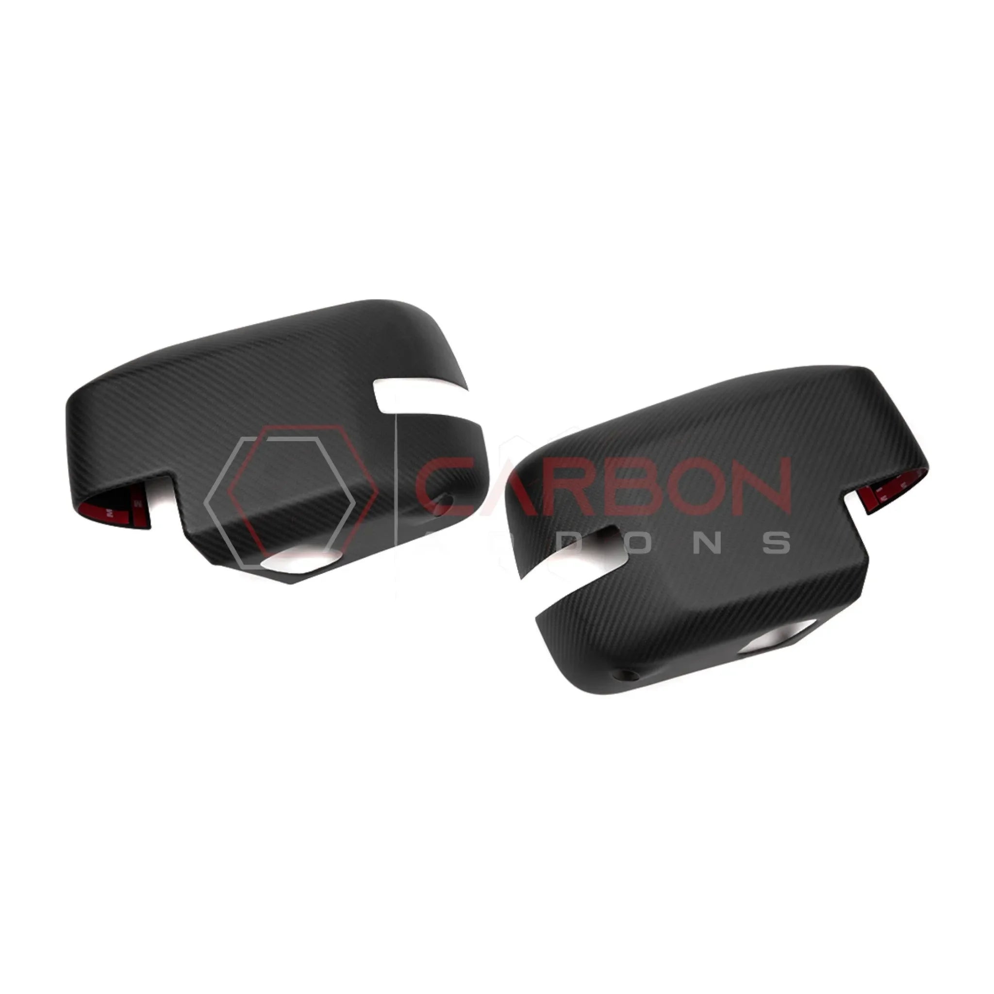 Real Carbon Fiber Mirror Cap Cover with Turn Signal For 2021+ Ford Bronco
