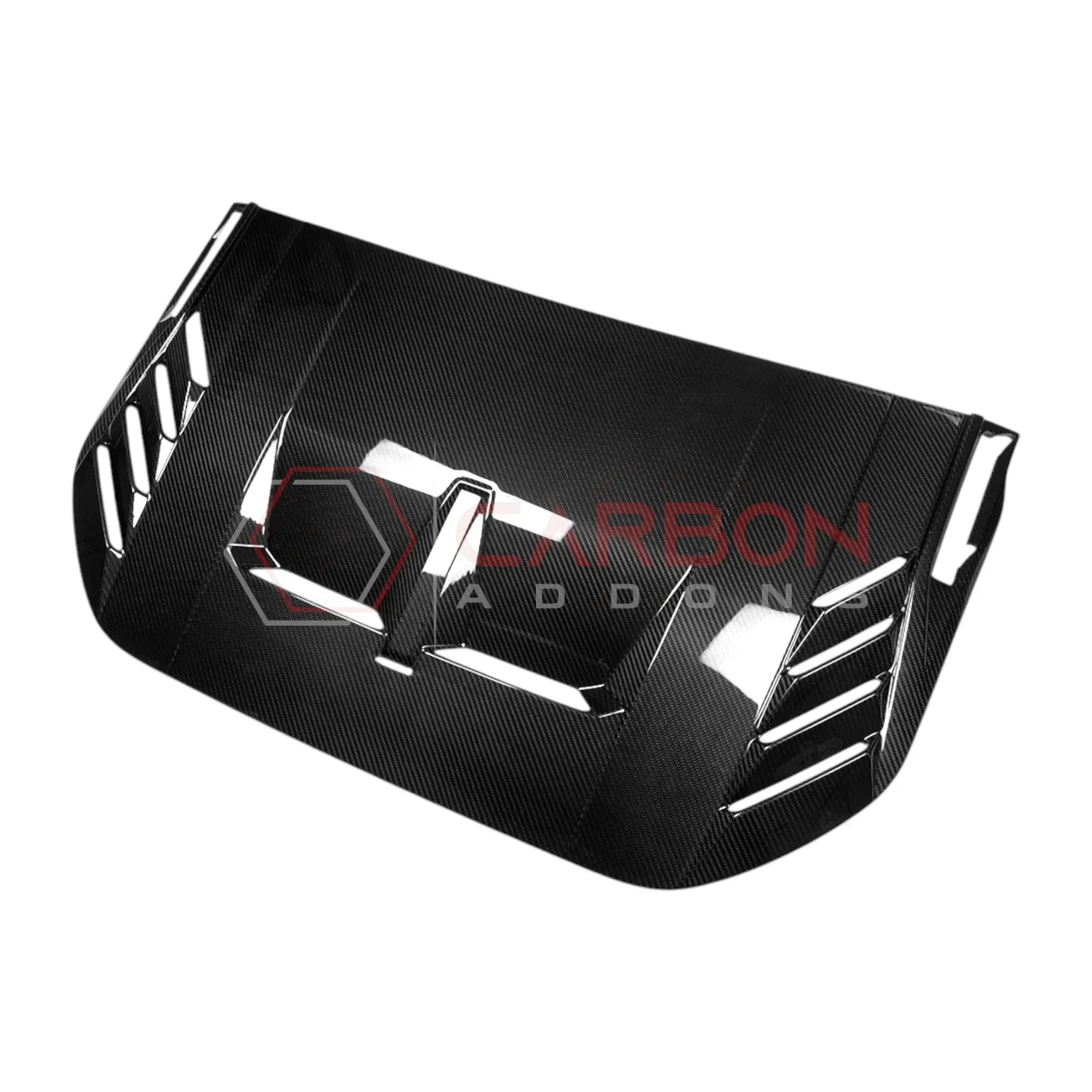 Real Carbon Fiber Hood Vent Trim Cover For 2021+ Bronco Raptor