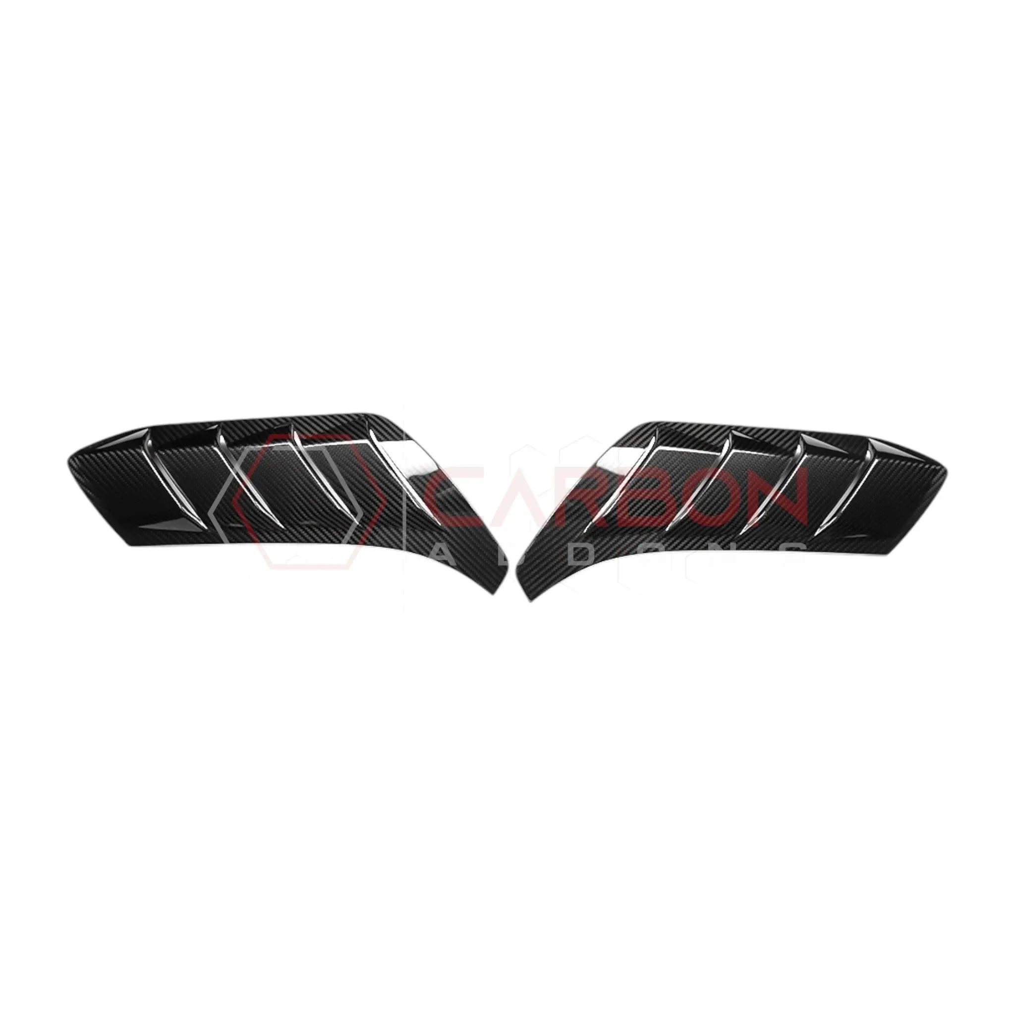 Real Carbon Fiber Fender Vent Trim Covers For 2021+ Bronco Raptor