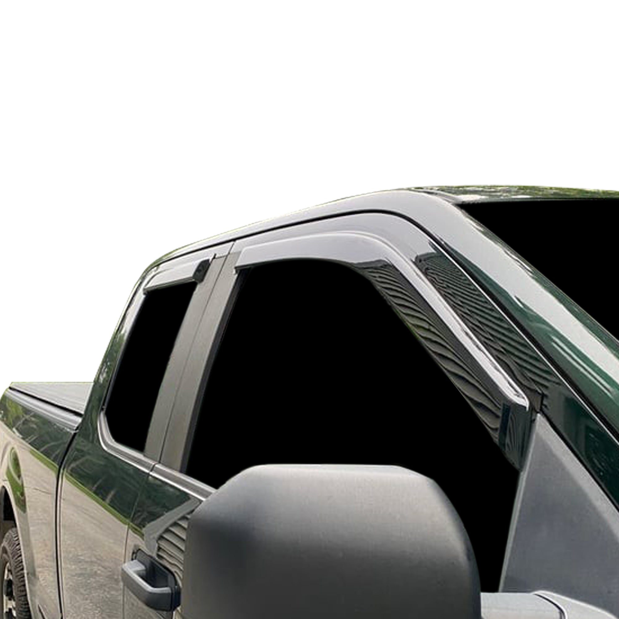 2015-2026 Ford F-150 Rain Guards Tape On | Black Horse Off Road - Image 2