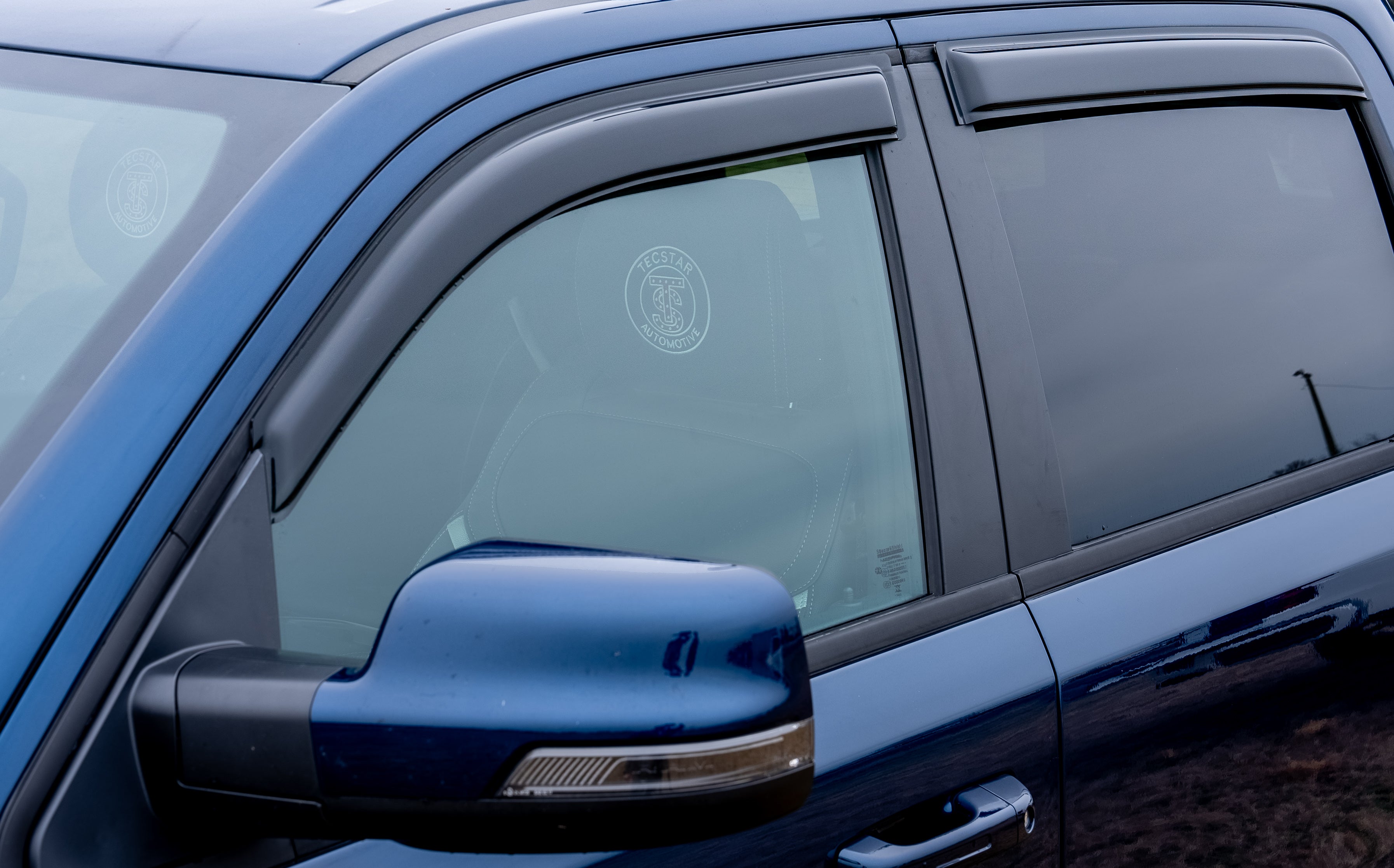 2022-2026 Nissan Frontier Rain Guards Tape On | Black Horse Off Road - Image 2