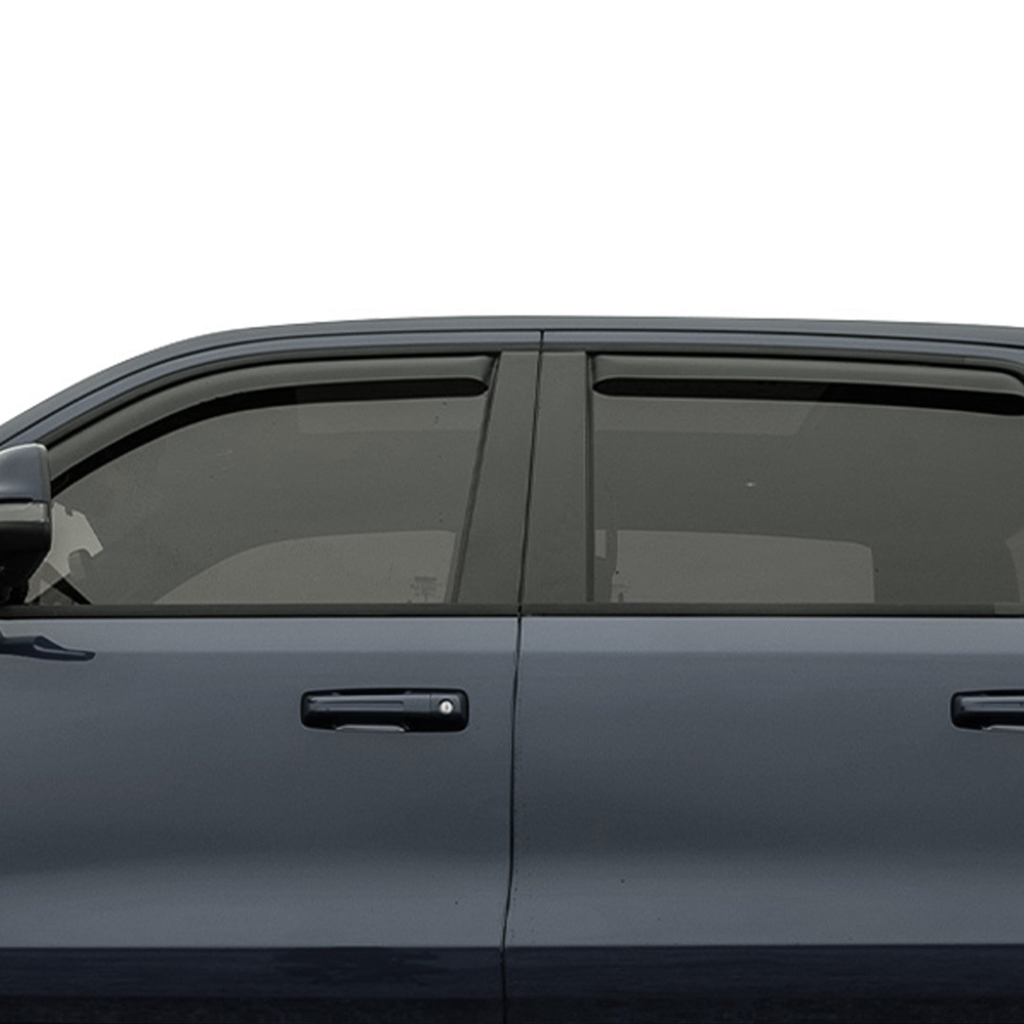 2014-2019 Sierra 1500 Rain Guards In Channel | Black Horse Off Road - Image 8