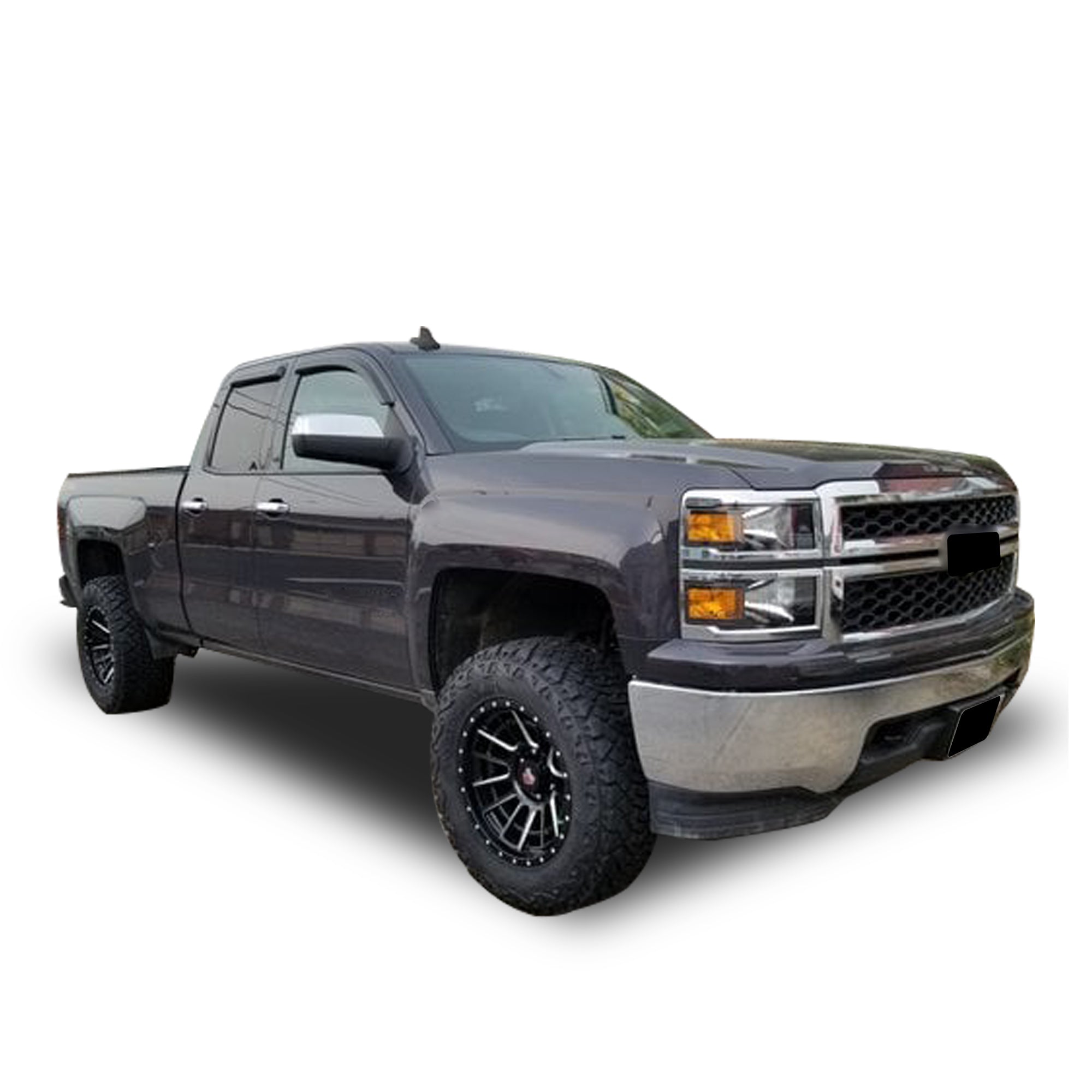 2014-2019 Sierra 1500 Rain Guards Tape On | Black Horse Off Road - Image 2
