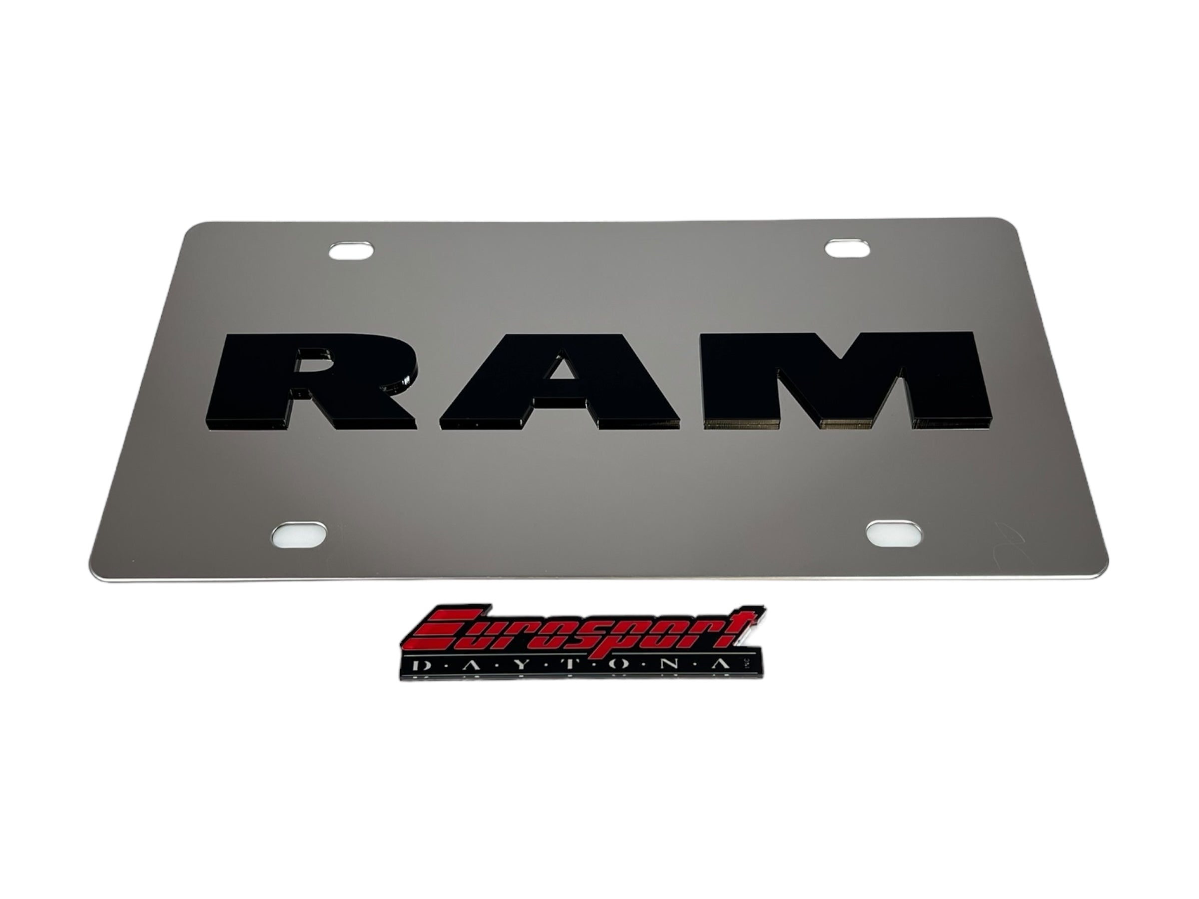 Ram Stainless Steel License Plate