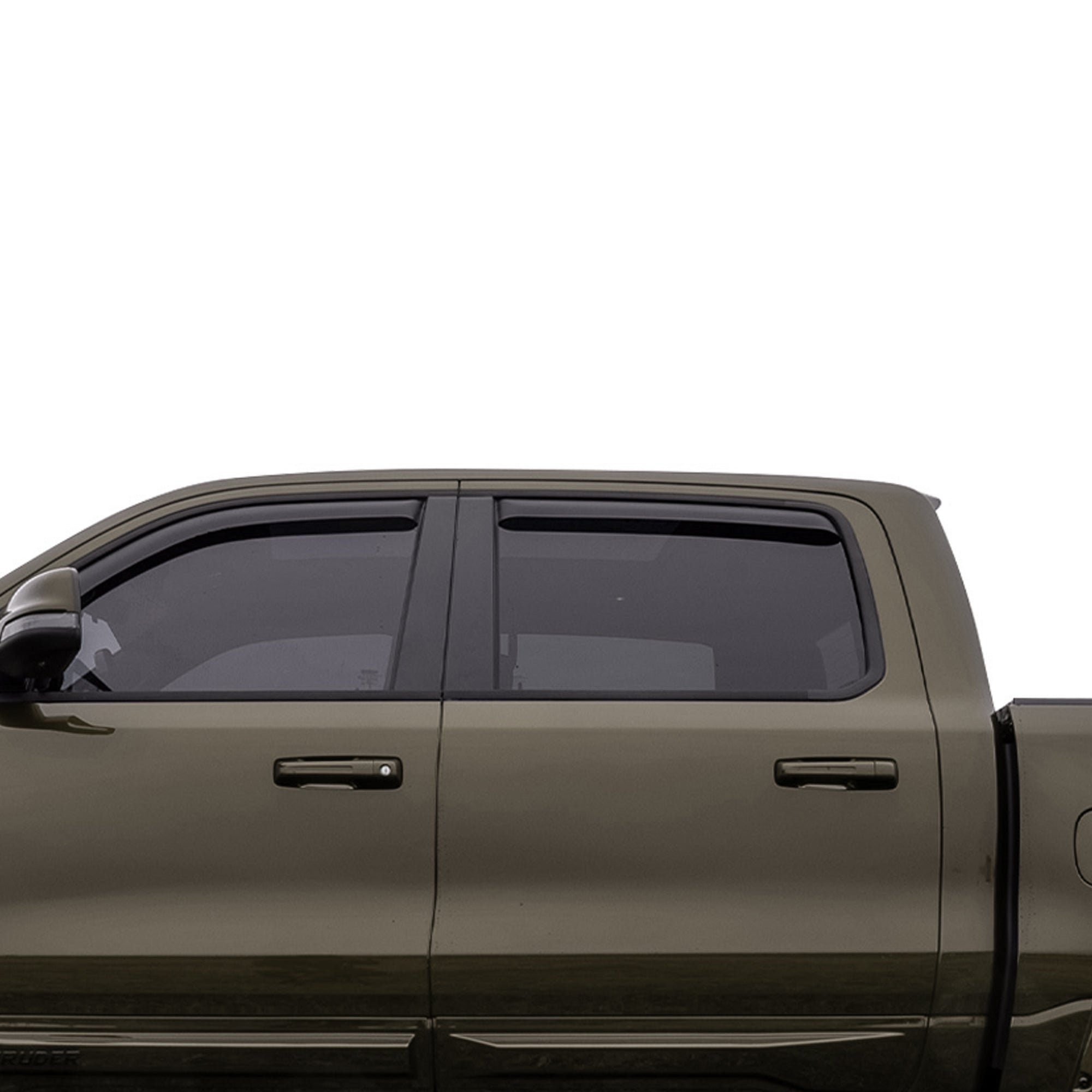 2022-2026 Nissan Frontier Rain Guards In Channel | Black Horse Off Road - Image 2