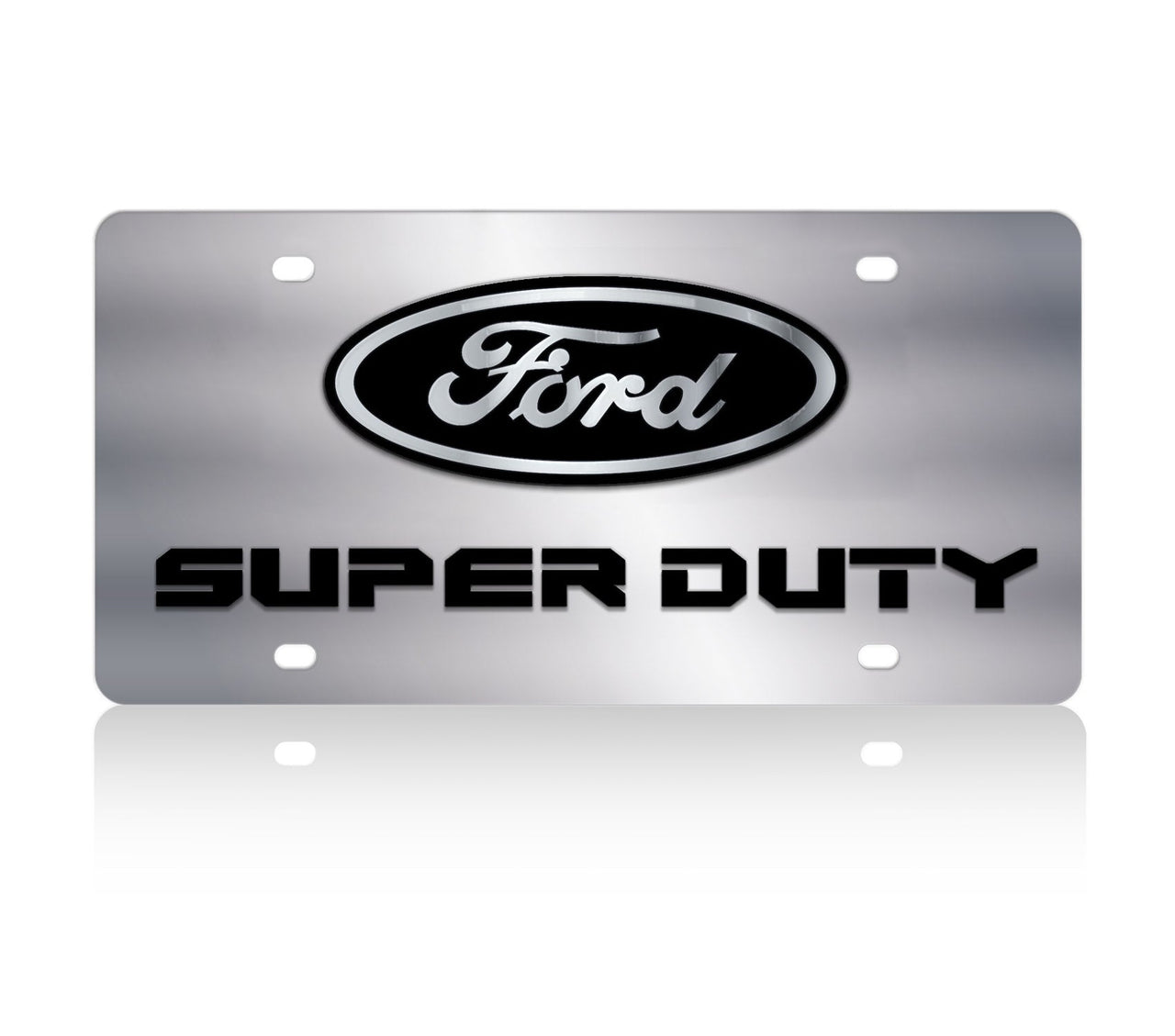 2017 Ford Super Duty Stainless Steel License Plate