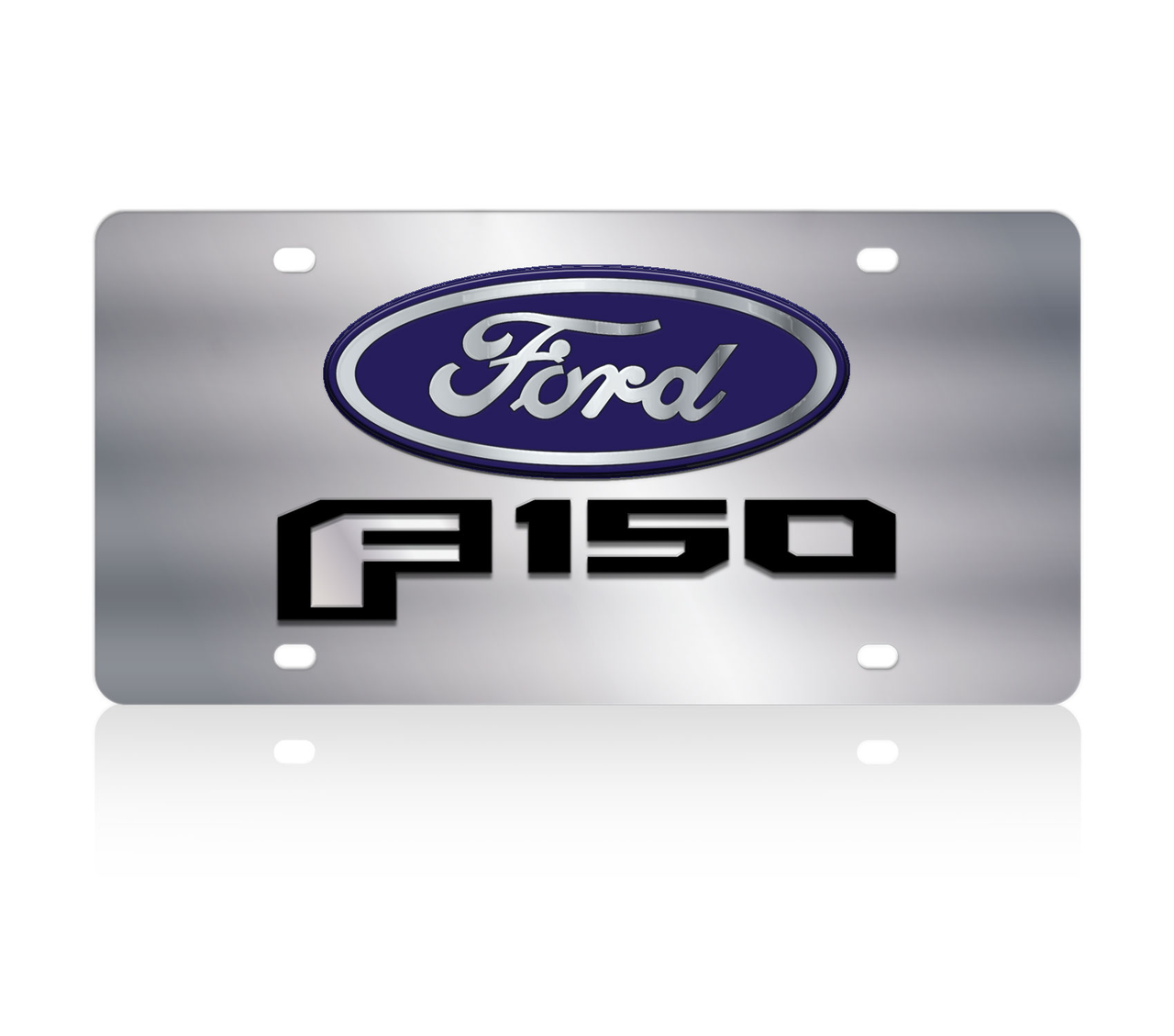 2015 Ford F-150 Stainless Steel License Plate