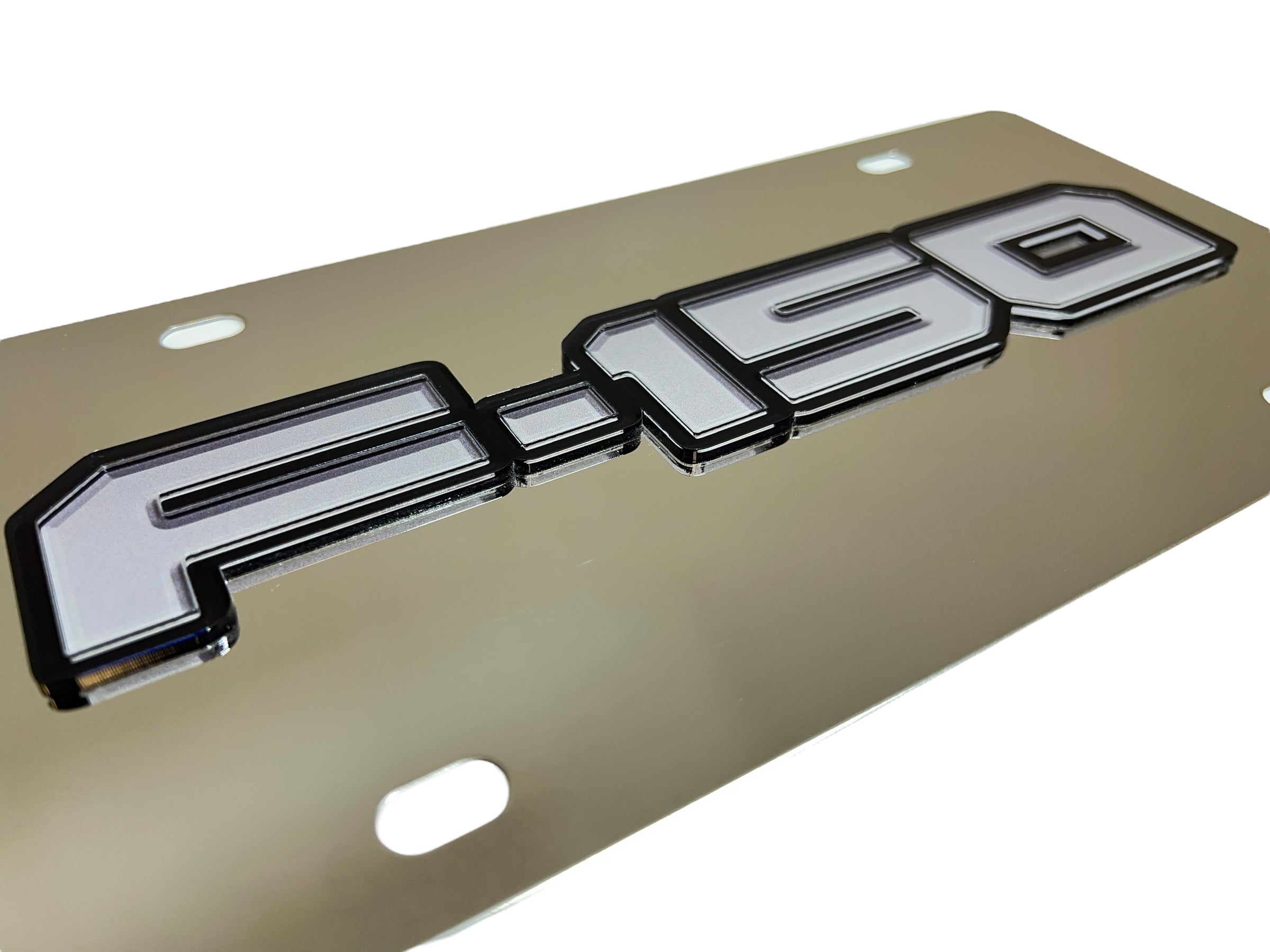 Ford F-150 Stainless Steel License Plate