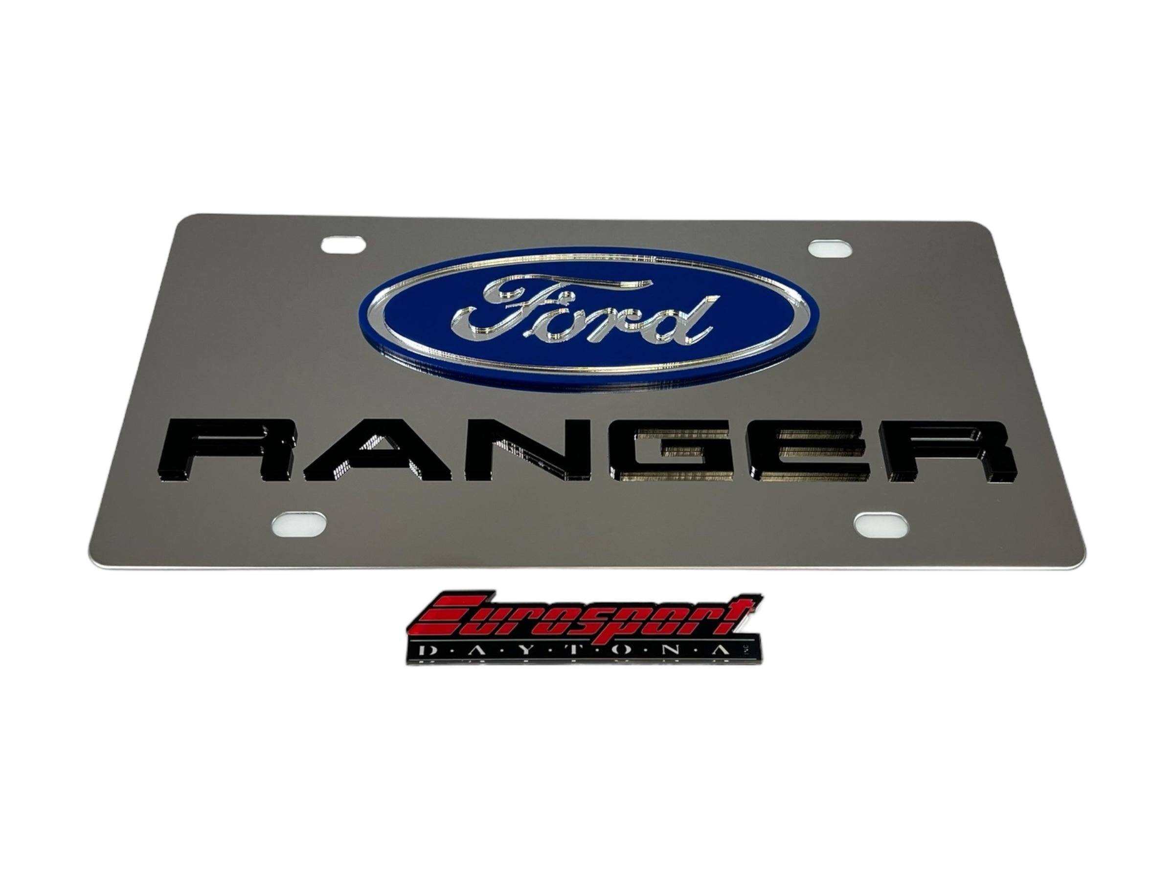 2019 Ford Ranger Stainless Steel License Plate