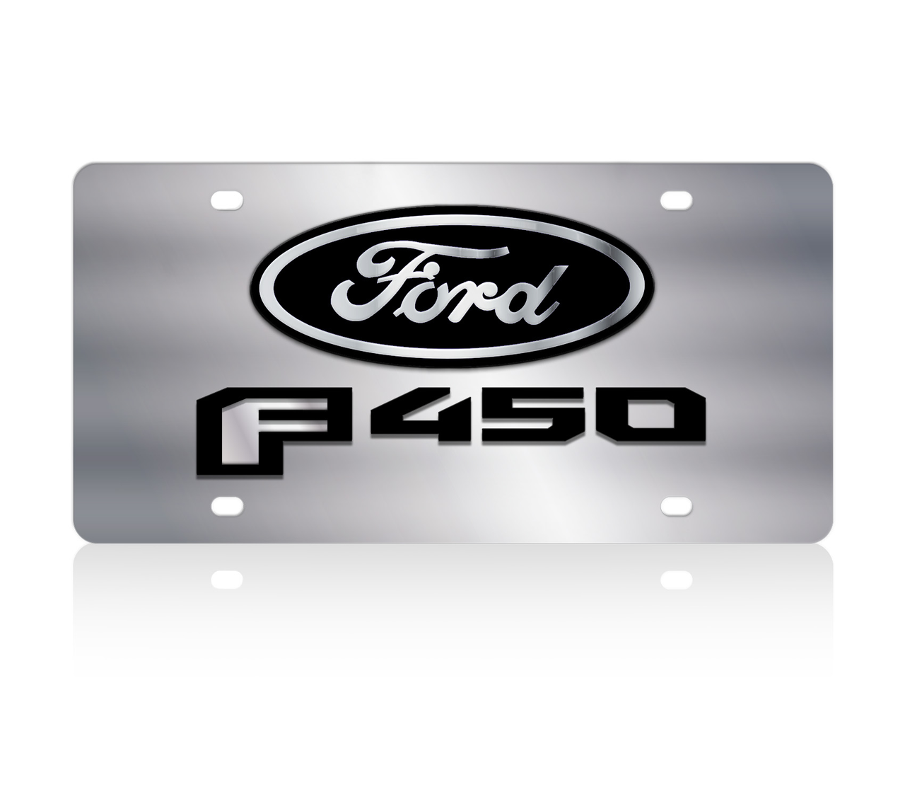 2015 Ford F-450 Stainless Steel License Plate