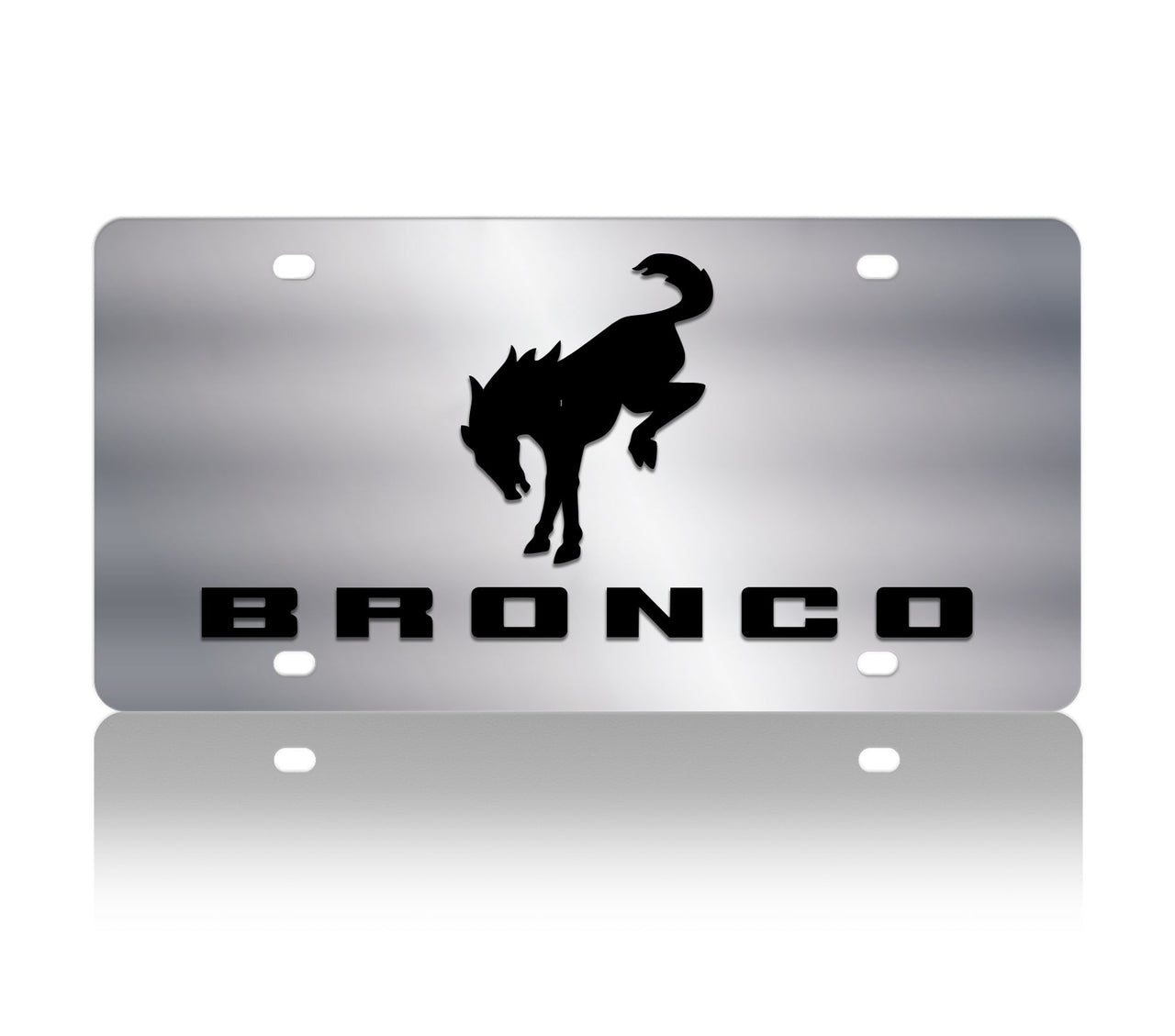 Ford Bronco Stainless Steel License Plate