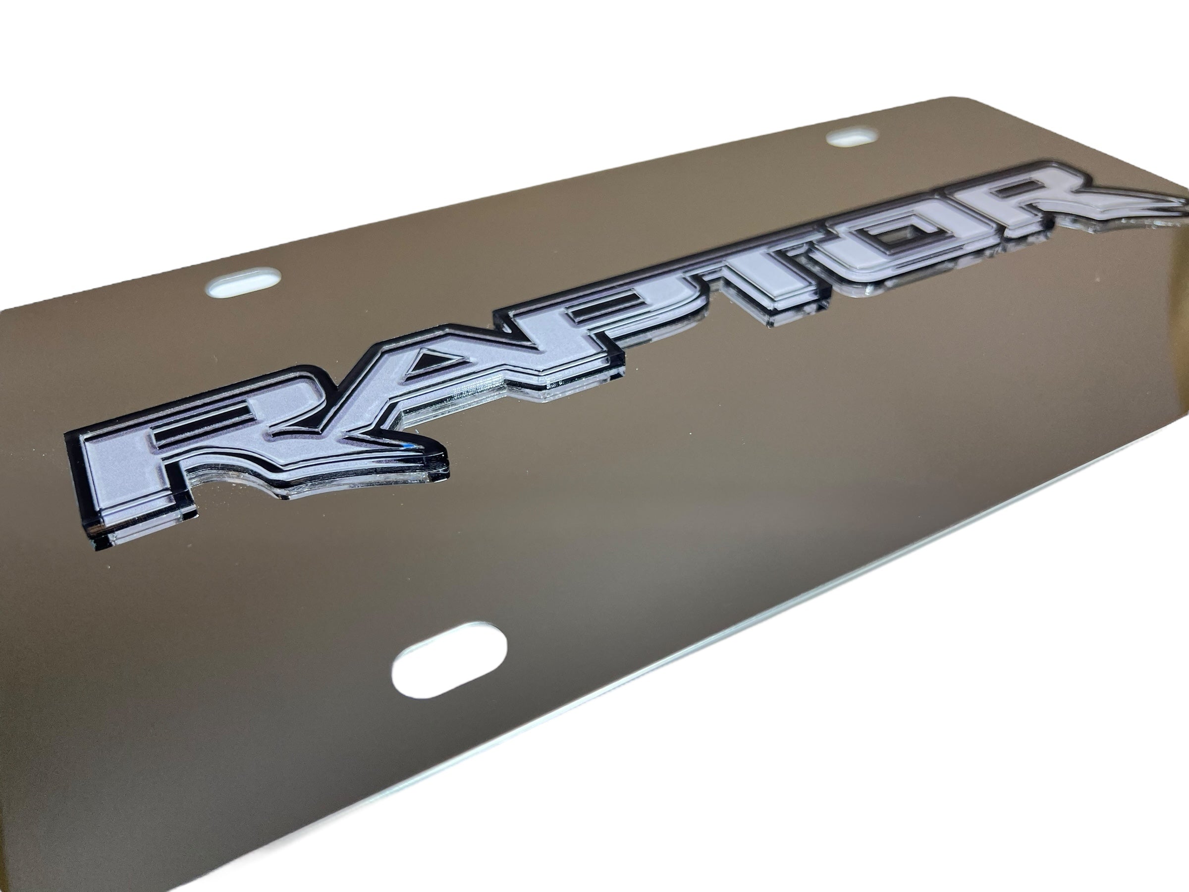 Ford Raptor Stainless Steel License Plate