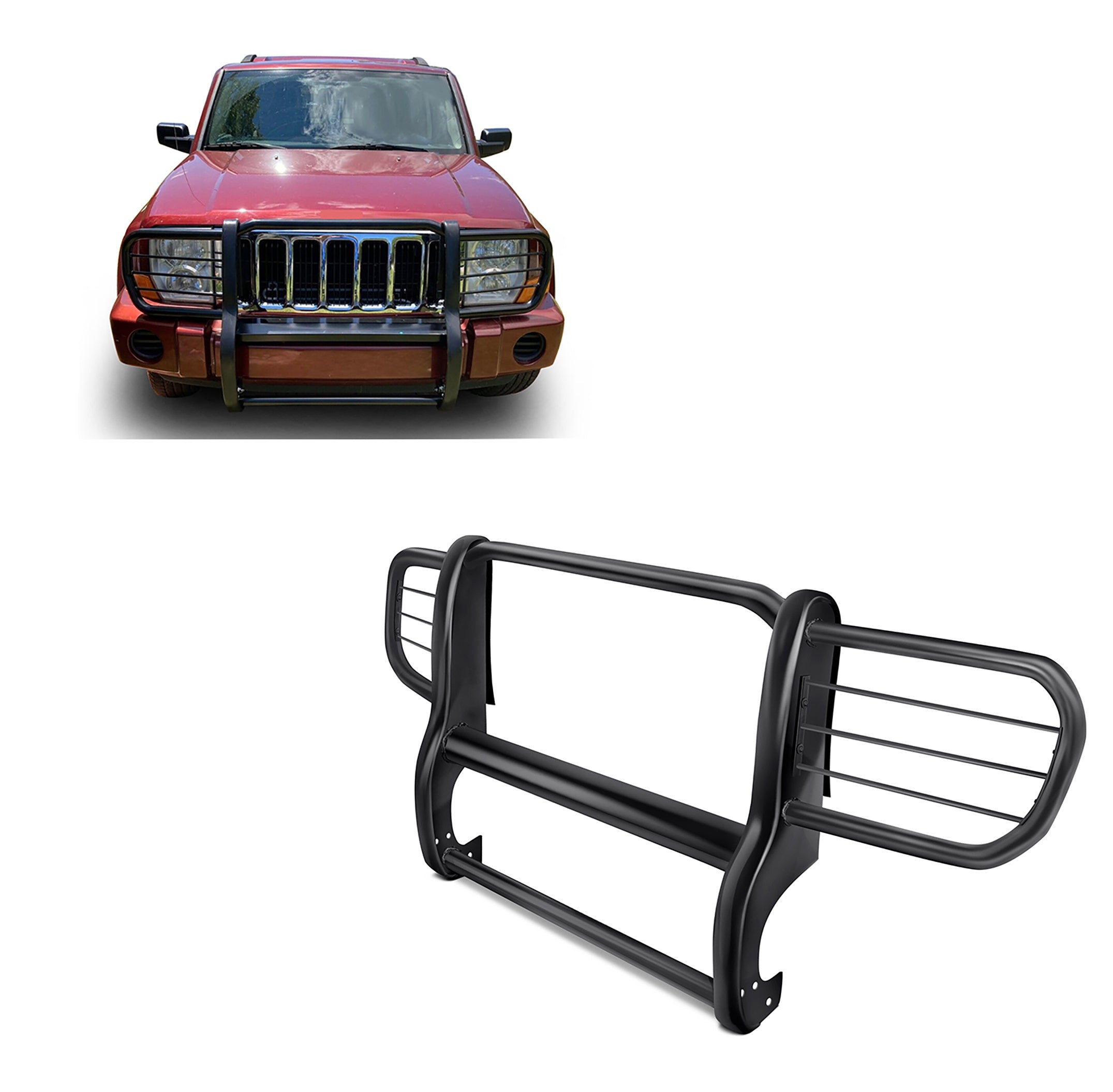 2006-2010 Jeep Commander Grille Guard Modular | Black Horse Off Road - Image 1
