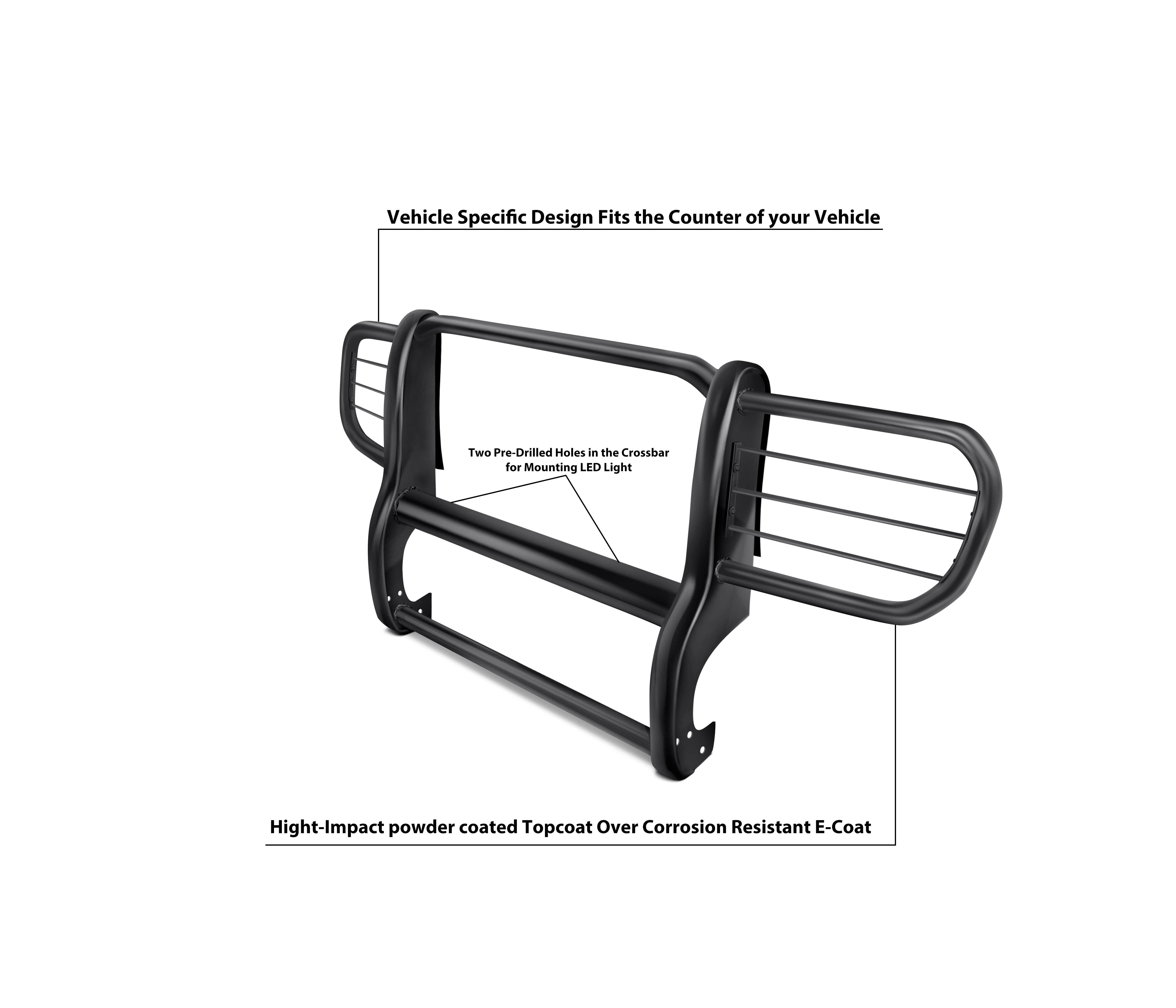 2006-2010 Jeep Commander Grille Guard Modular | Black Horse Off Road - Image 6