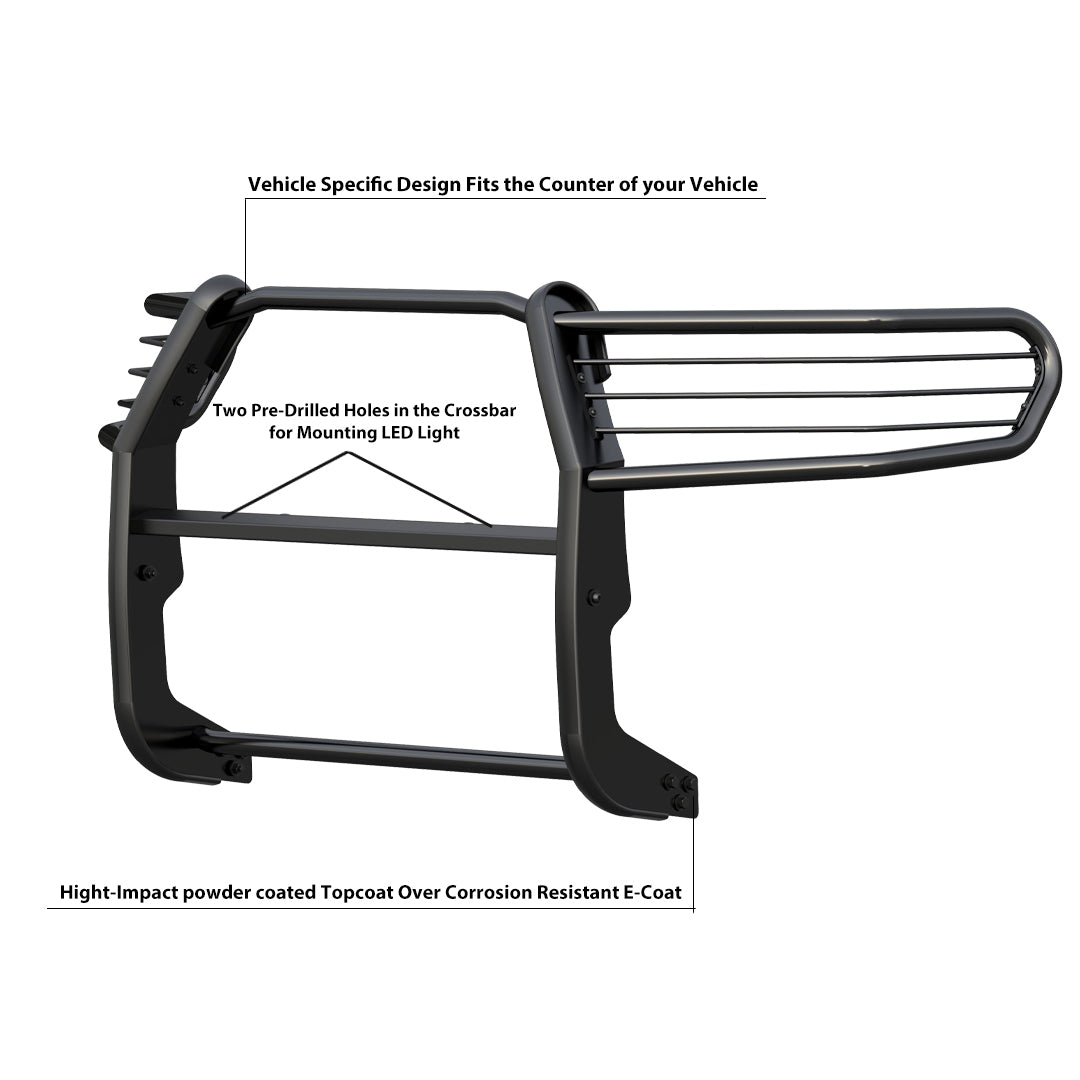 2016-2023 Toyota Tacoma Grille Guard Modular | Black Horse Off Road - Image 4