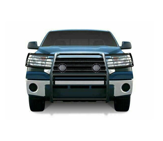 2007-2022 Toyota Sequoia Grille Guard Kit Modular Pair of 5.3" Dia. LED Flood Lights w/ Black Trim Rings Wiring Harness and Switch | Black Horse Off Road - Image 8
