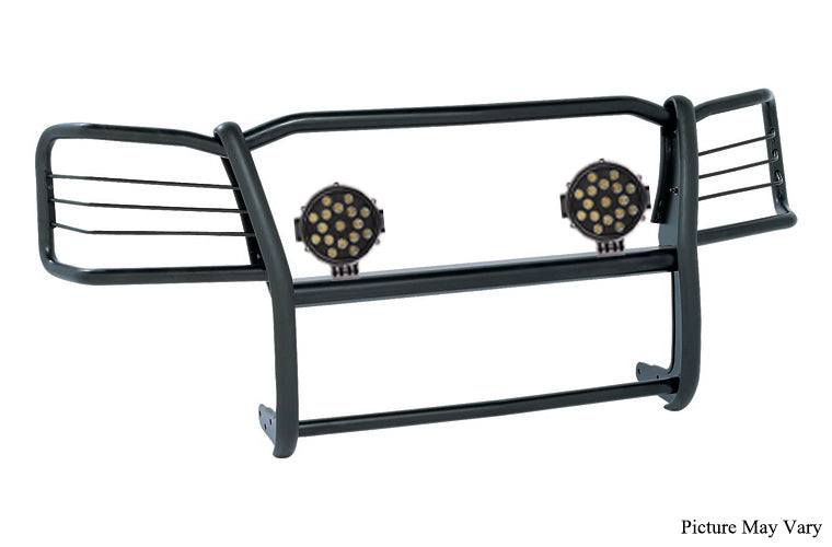 2019-2023 Ford Ranger Grille Guard Kit Modular Incl. pair of 7.0"Dia. LED Lights w/ Black Trim Rings w/ Wiring Harness and Switch | Black Horse Off Road - Image 4