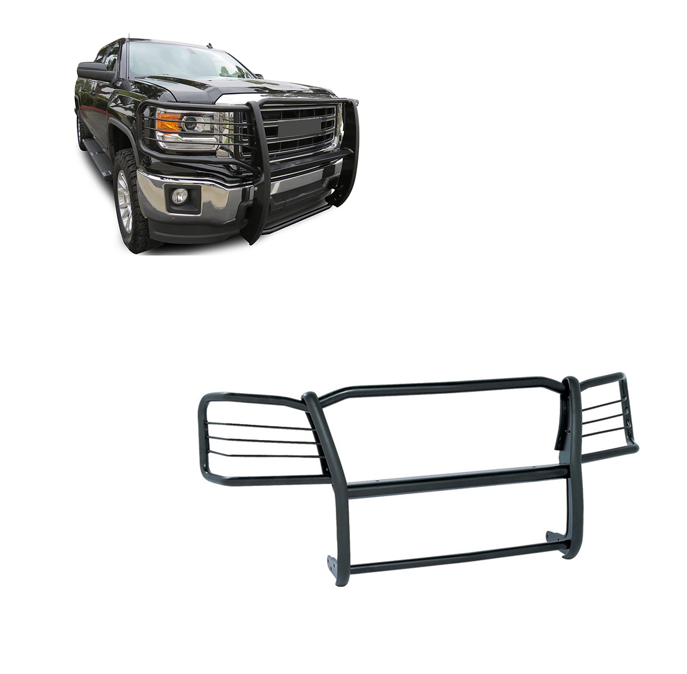2014-2022 Gmc Sierra 1500 Grille Guard Modular | Black Horse Off Road - Image 1