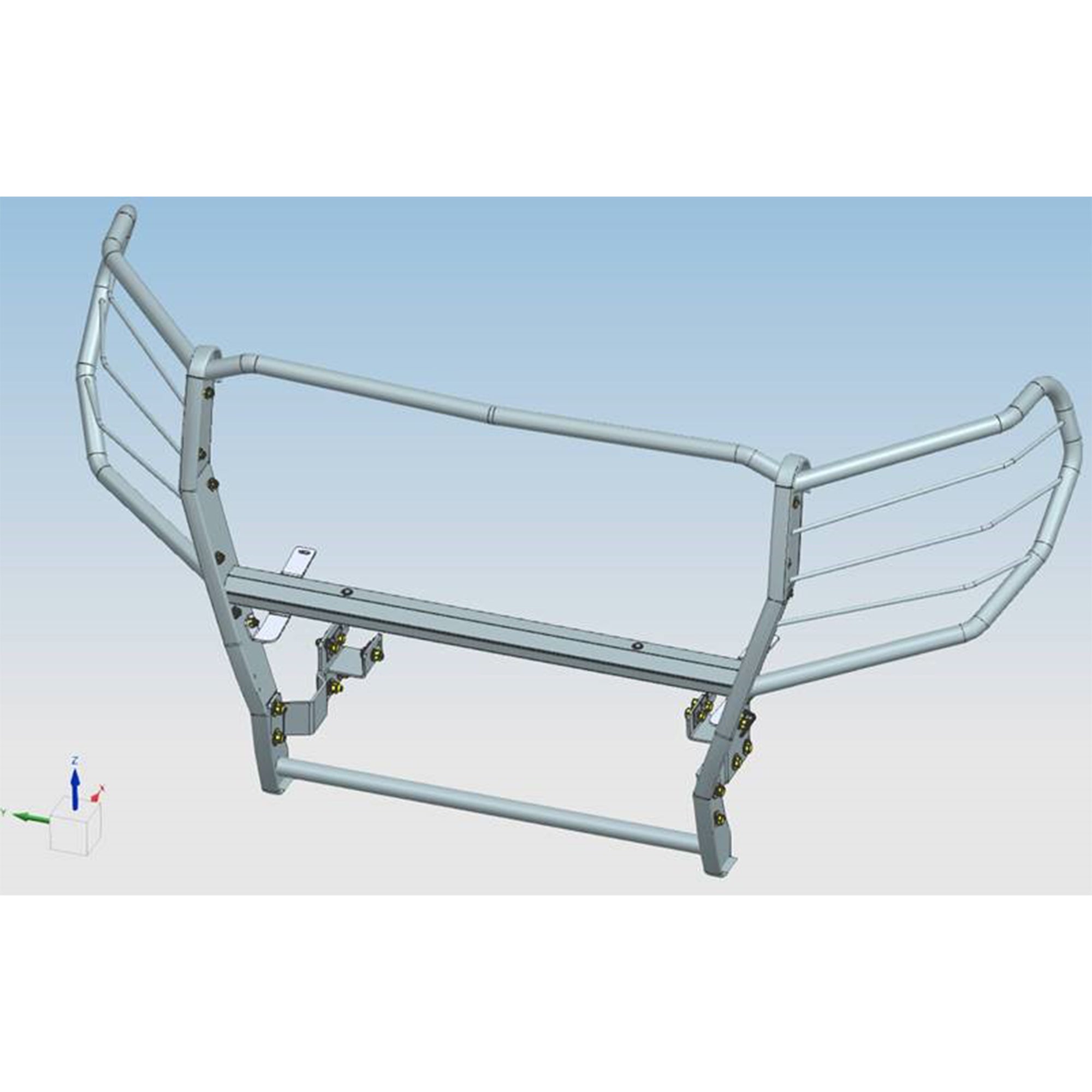 2022-2024 Gmc Sierra 1500 Grille Guard Modular | Black Horse Off Road - Image 1