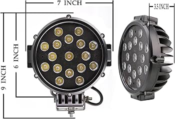 2019-2022 Chevrolet Silverado 1500 Grille Guard Kit Modular Incl. pair of 7.0"Dia. LED Lights w/ Black Trim Rings w/ Wiring Harness and Switch | Black Horse Off Road - Image 6