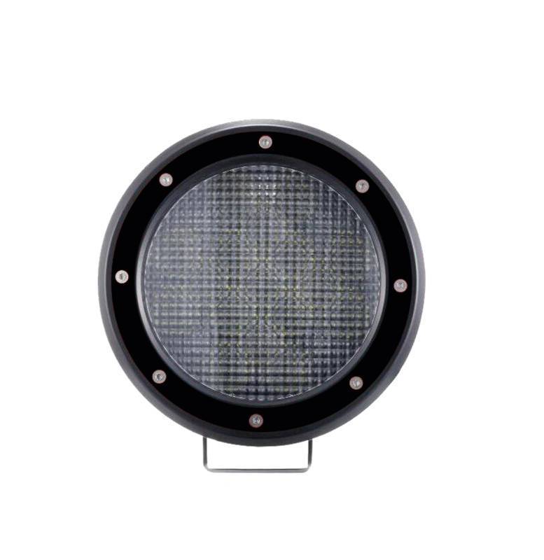 2019-2022 Chevrolet Silverado 1500 Grille Guard Kit Modular Pair of 5.3" Dia. LED Flood Lights w/ Black Trim Rings Wiring Harness and Switch | Black Horse Off Road - Image 6