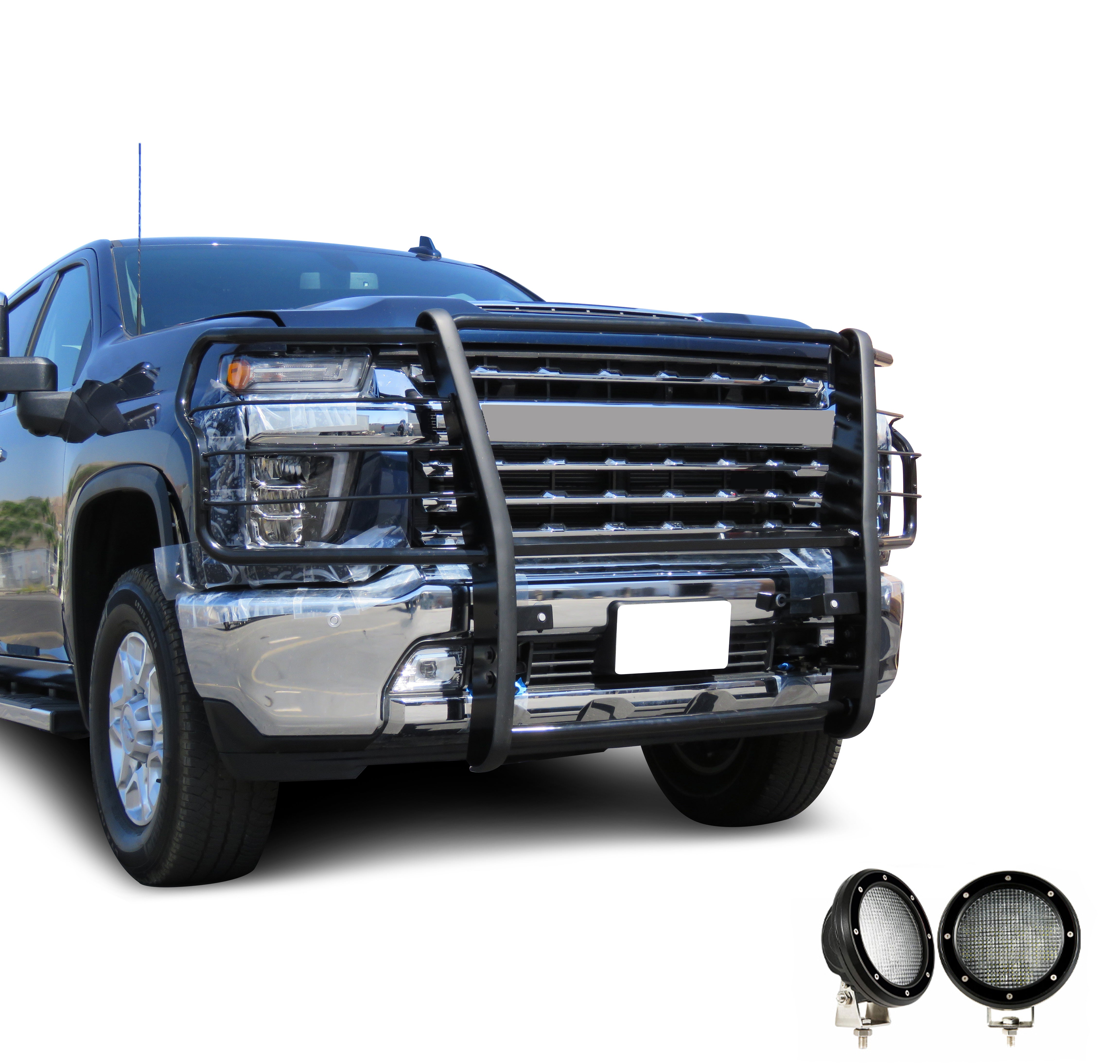 2020-2024 Chevrolet Silverado 2500 Hd Grille Guard Kit Modular | Black Horse Off Road - Image 10