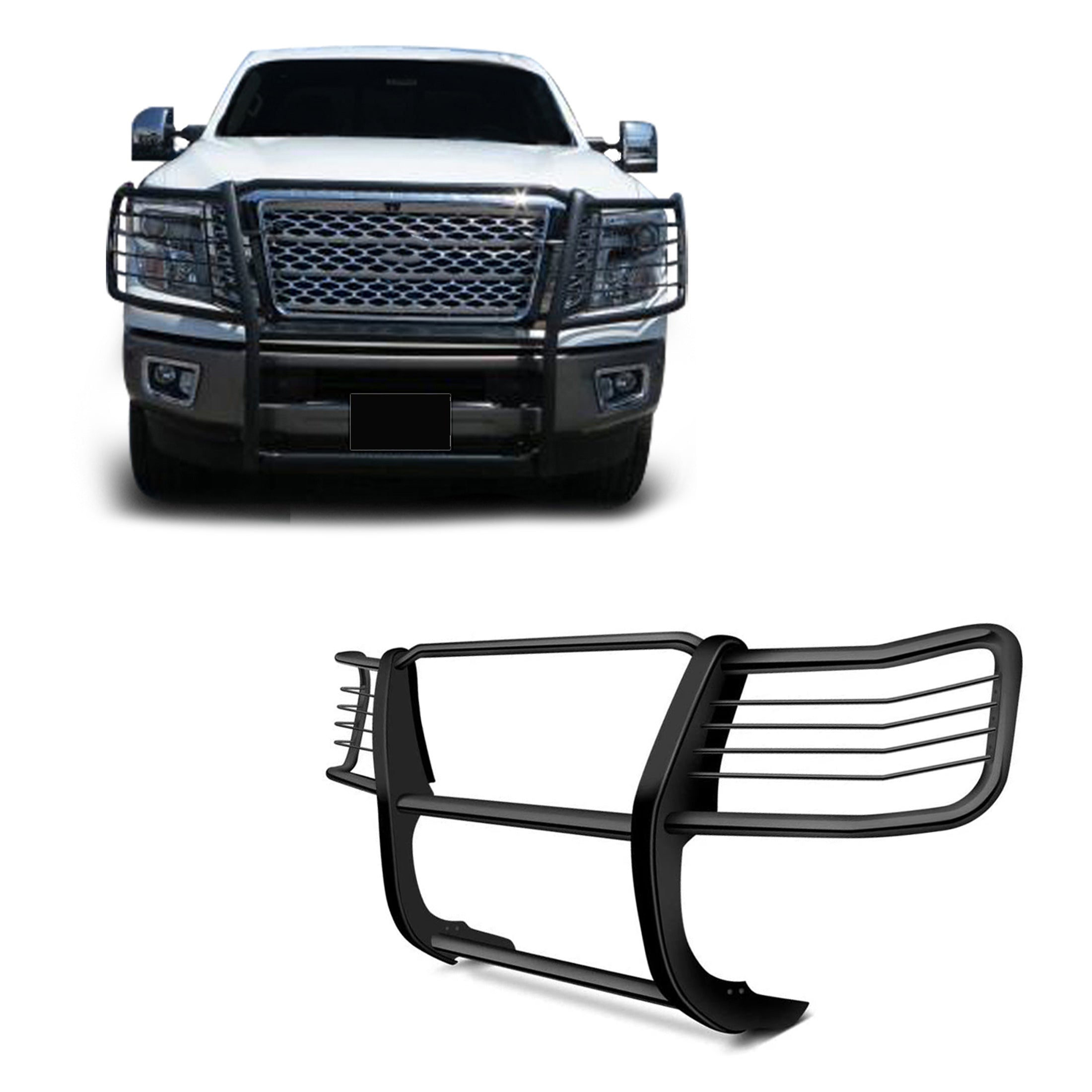 2017-2024 Nissan Titan Grille Guard Modular | Black Horse Off Road - Image 1