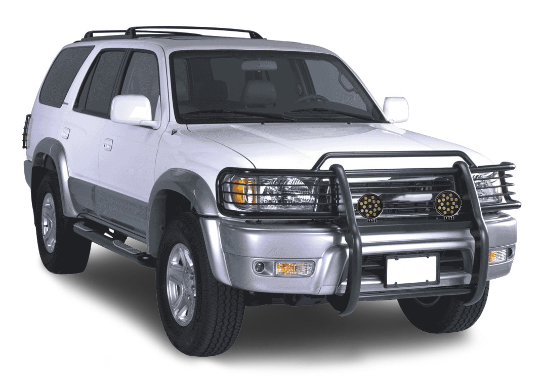 1999-2002 Toyota 4Runner Grille Guard Kit Modular Incl. pair of 7.0"Dia. LED Lights w/ Black Trim Rings w/ Wiring Harness and Switch | Black Horse Off Road - Image 3