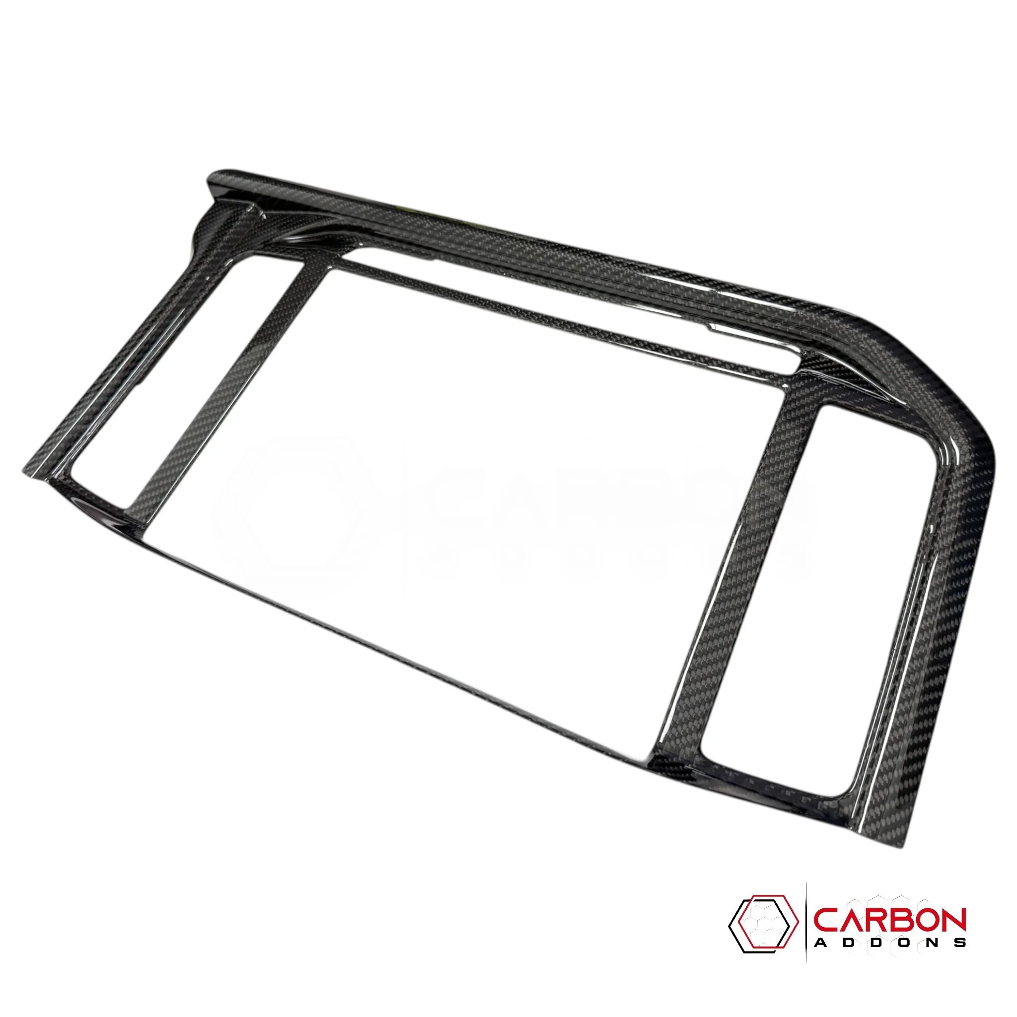 Real Carbon Fiber Infotainment Screen Trim Cover for 2025+ Ford F-150 & Raptor