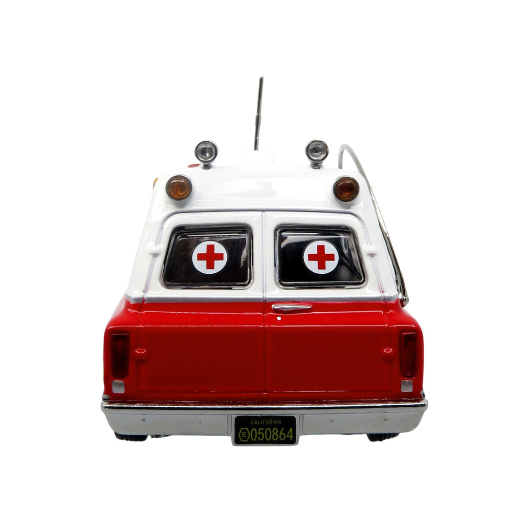 1969 Chevrolet C-10 Ambulance "Los Angeles City Fire Department" Red and White "5 Alarm" Series Limited Edition 1/50 Diecast Model