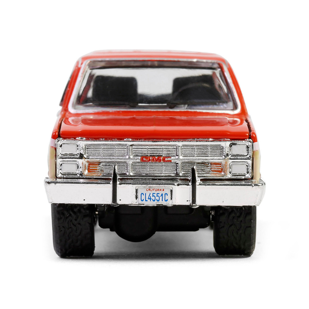 1988 GMC Suburban Sierra Classic C10 "Chevron" Orange and Beige with White Stripes "Chevron Special Edition" Series 1 1/64 Diecast Model Car