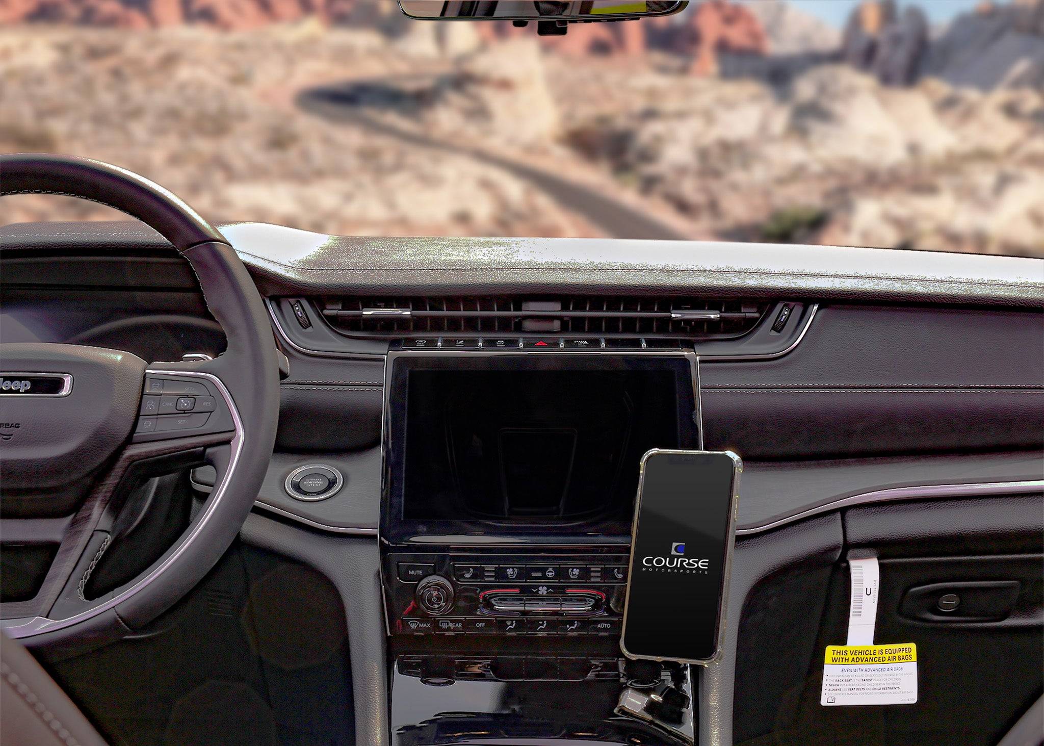 Direct Fit Phone Mount: Jeep Grand Cherokee WL (2021+)