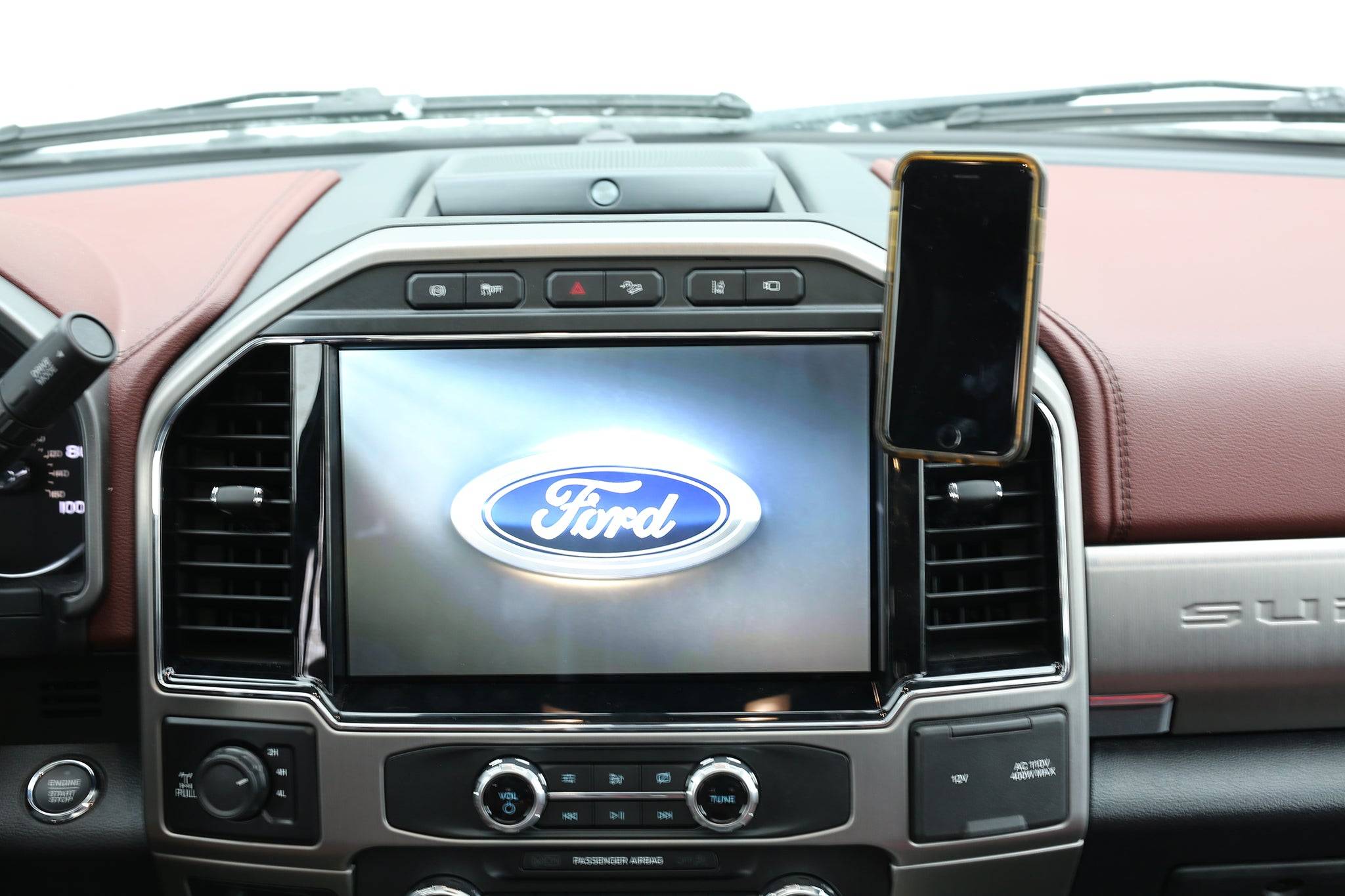 Direct Fit Phone Mount - Ford Super Duty (2022 with Sync 4)