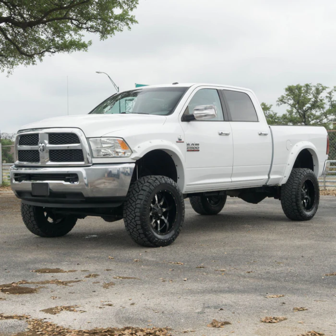 2009-2010 Dodge Ram 1500, 11-18 Ram 1500, 19-23 Ram 1500 Classic 2 PCS No Turn Signal Full Chrome Tape-on Mirror Cover