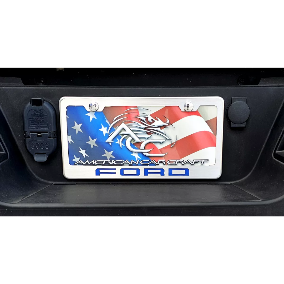 2017-2022 Ford F-250 License Plate Frame with "FORD" Lettering | Choose Color