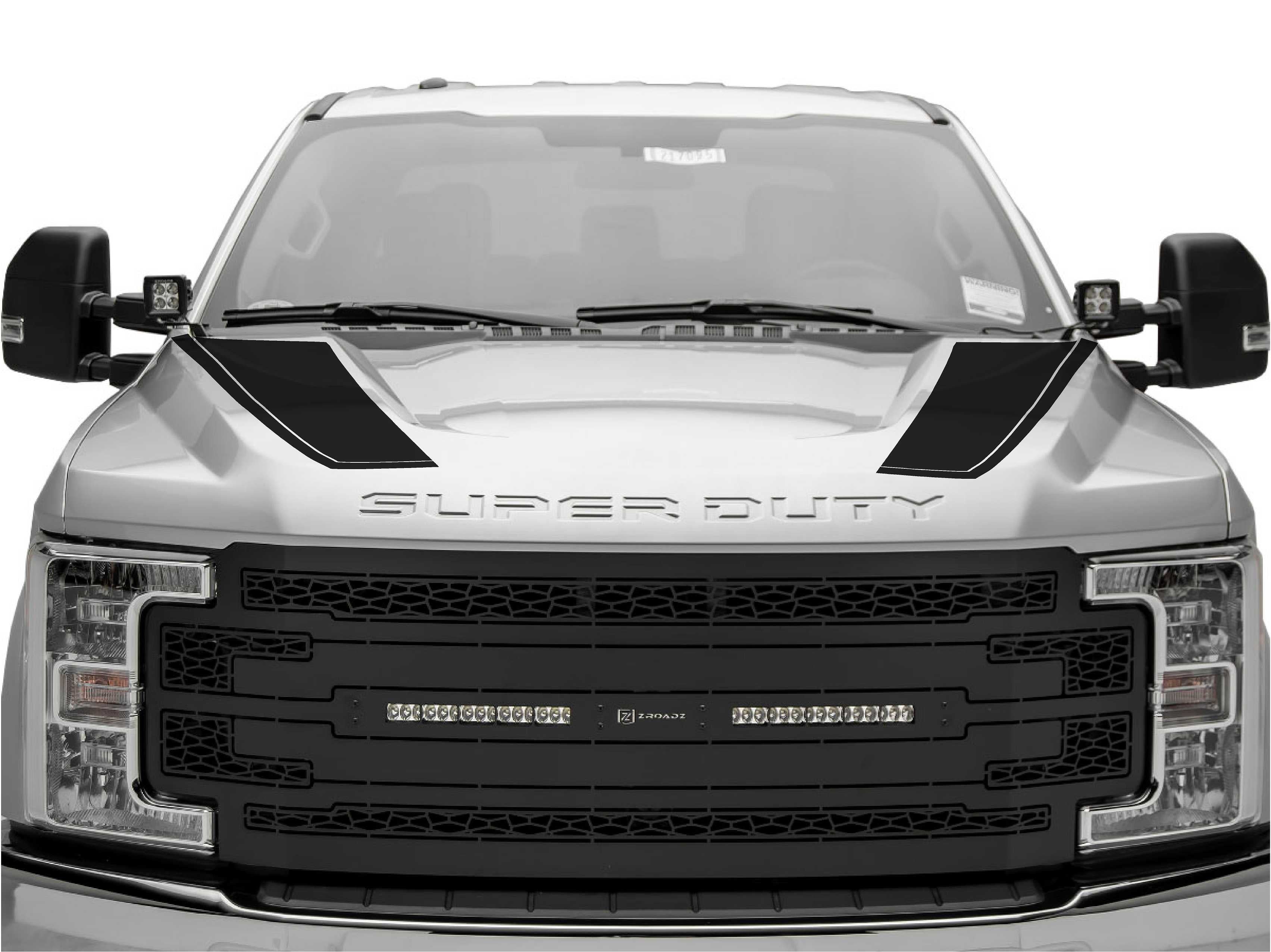 Hood Decal for 2017-19 Ford F250-F550