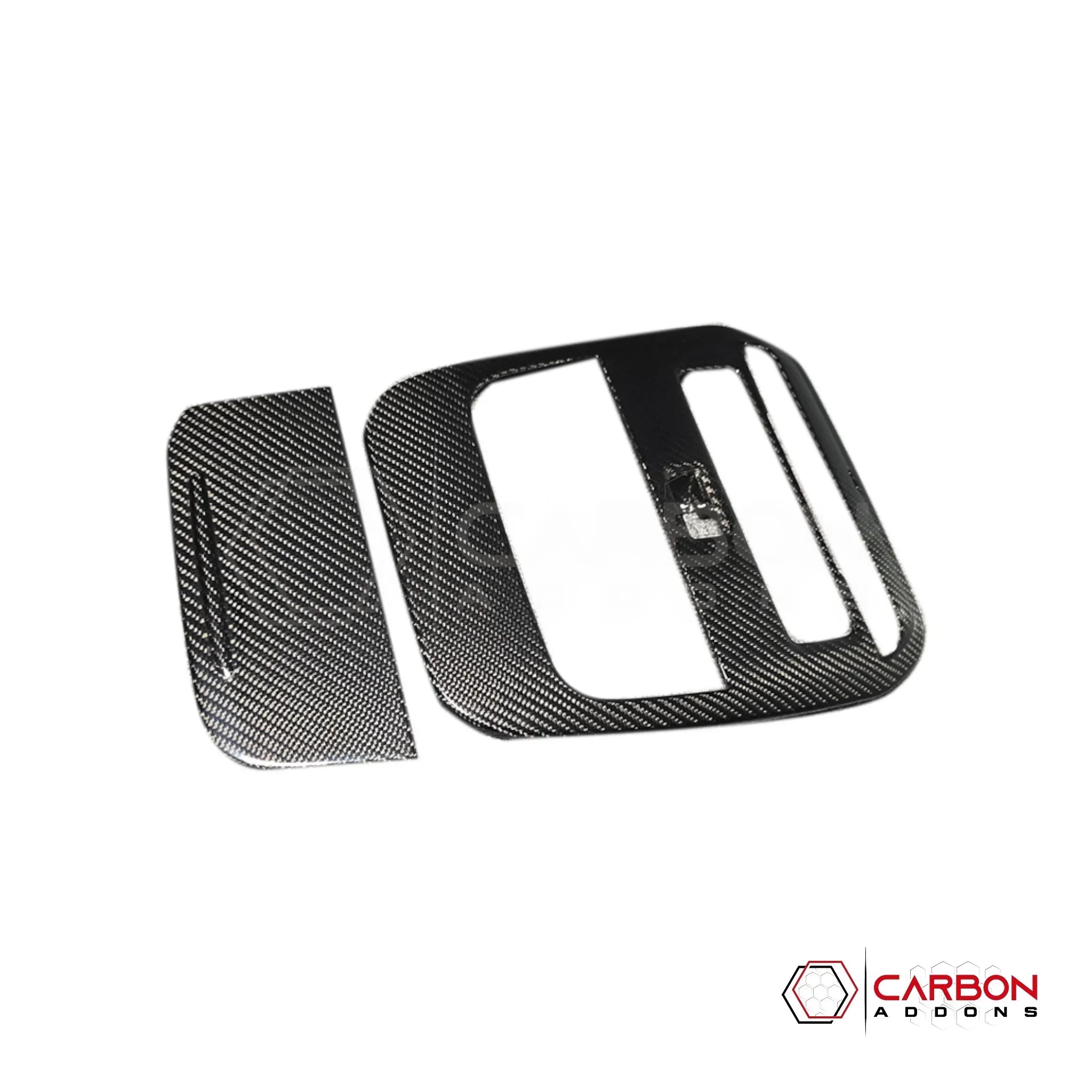 Real Carbon Fiber Overhead Dome Light Trim Cover for 2021+ Ford F-150