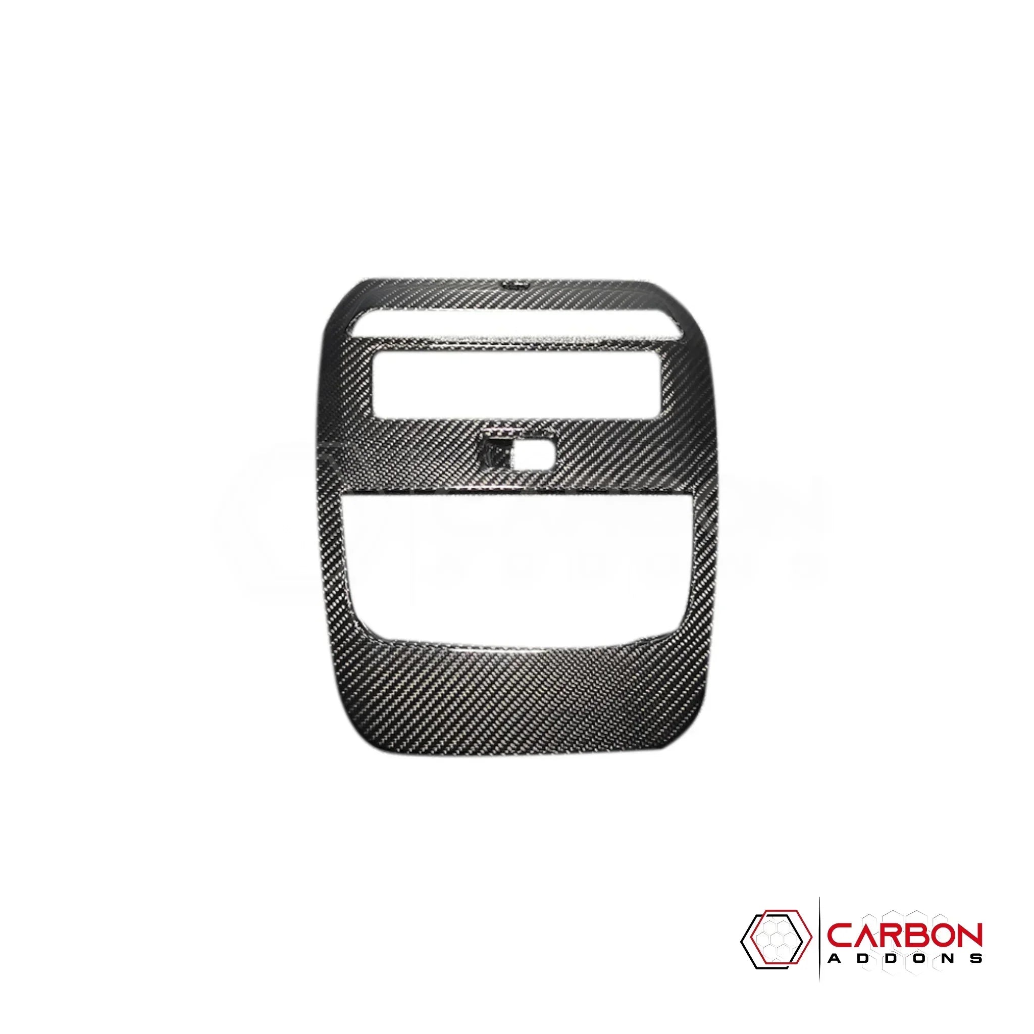 Real Carbon Fiber Overhead Dome Light Trim Cover for 2021+ Ford F-150