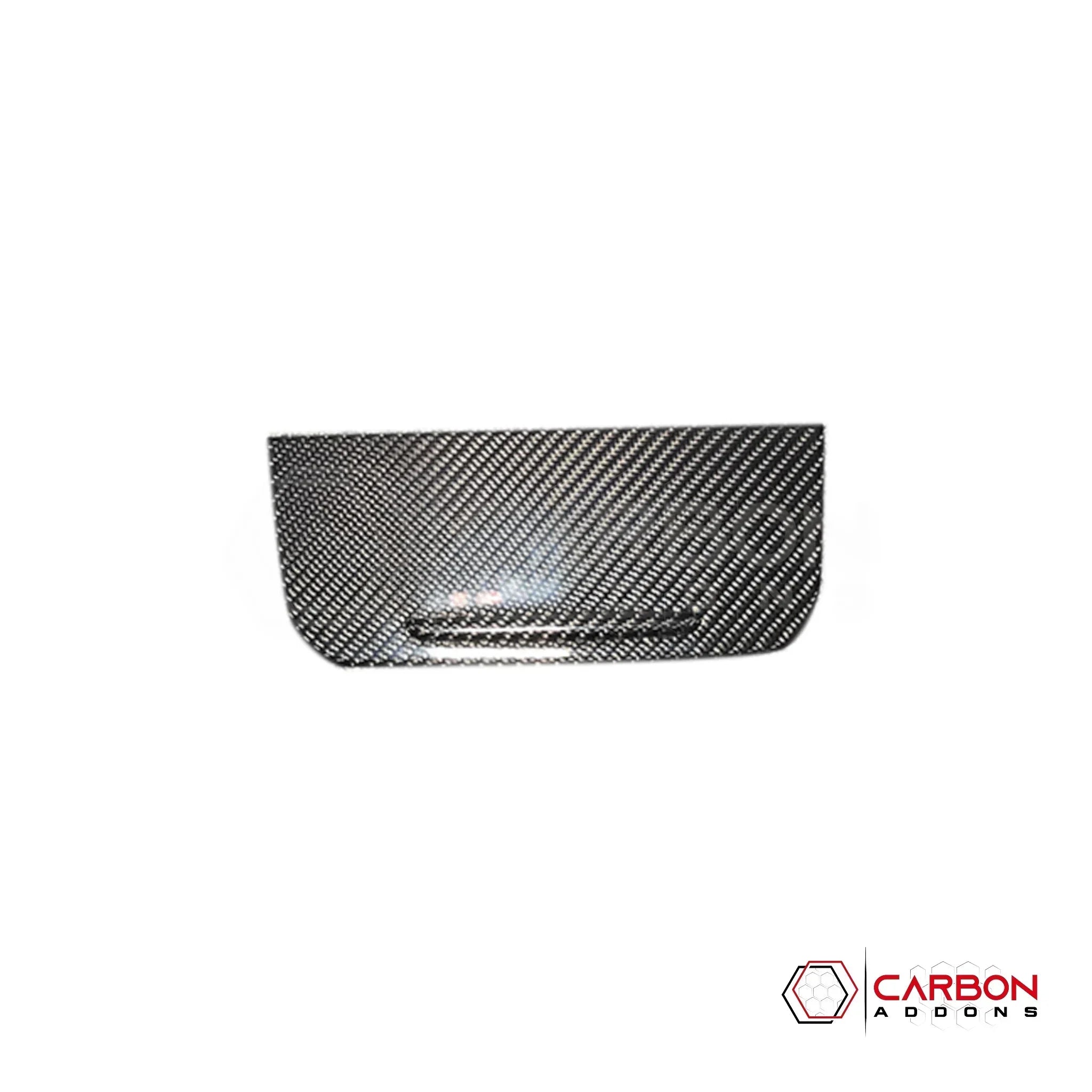 Real Carbon Fiber Overhead Dome Light Trim Cover for 2021+ Ford F-150
