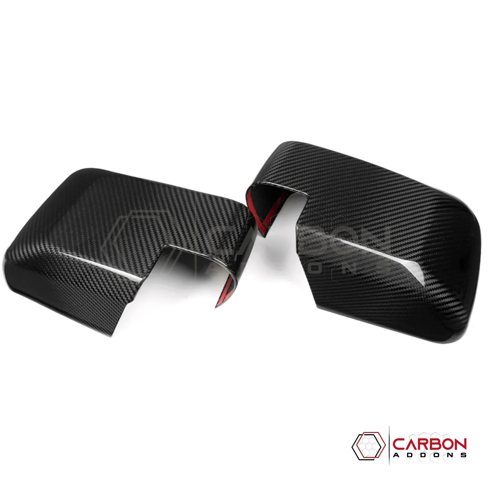 Real Carbon Fiber Mirror Cap Cover without Turn Signal for 2021+ Bronco
