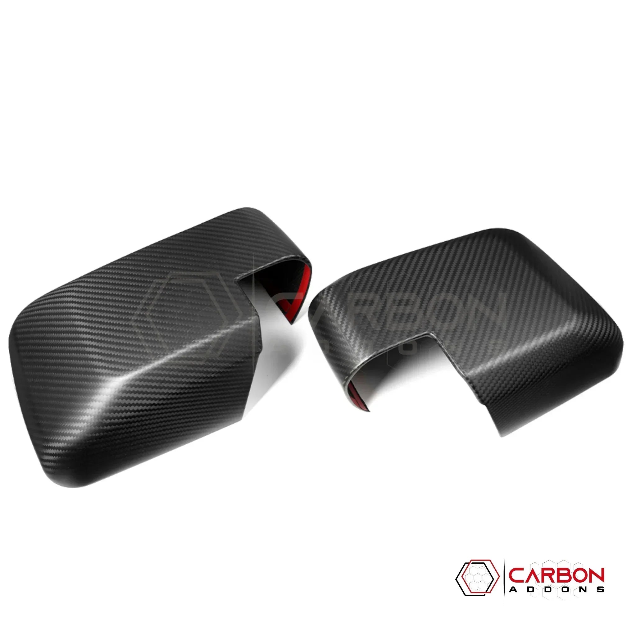 Real Carbon Fiber Mirror Cap Cover without Turn Signal for 2021+ Bronco