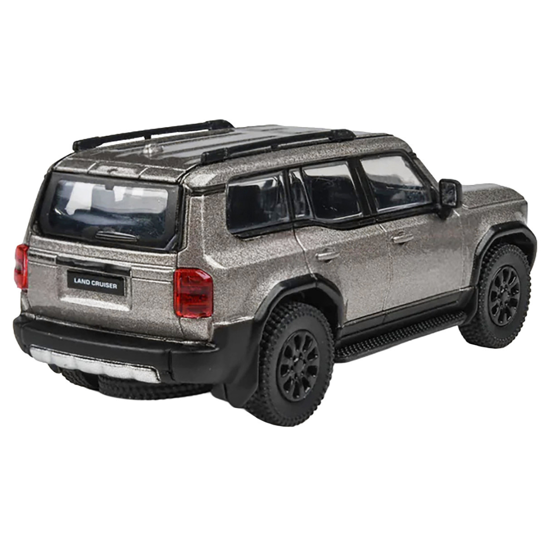 2024 Toyota Land Cruiser 250 Prado Meteor Shower Silver Metallic 1/64 Diecast Model Car