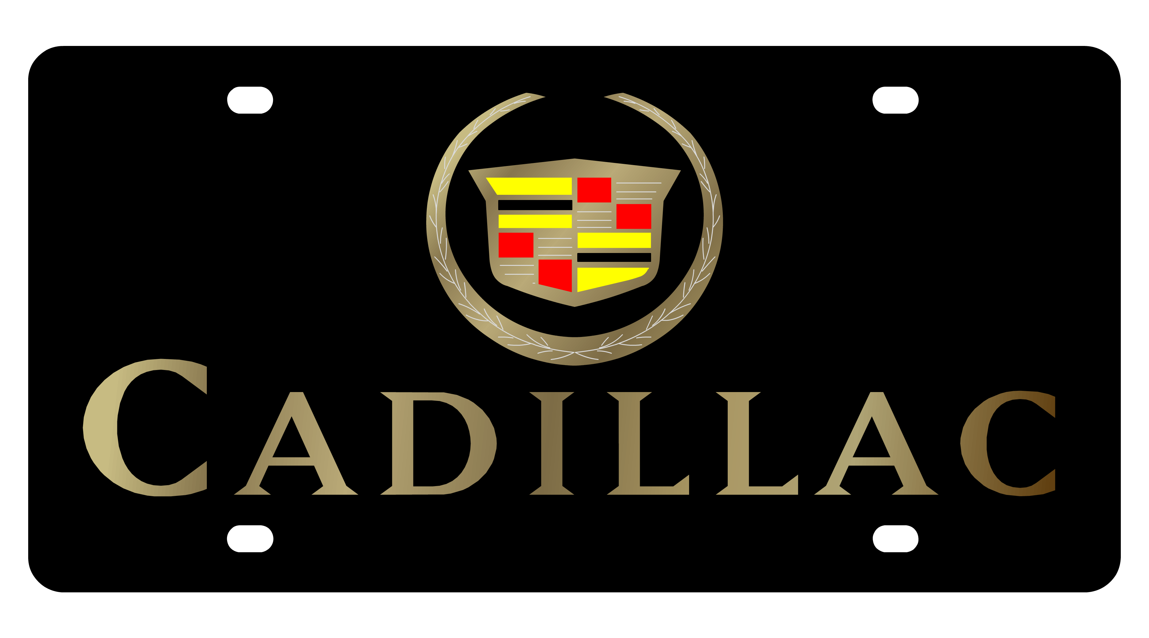 Cadillac Acrylic License Plate
