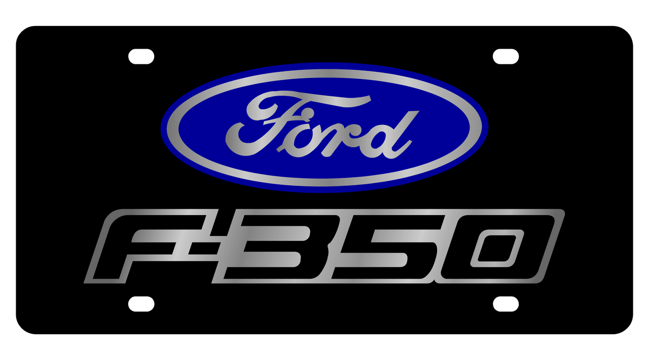 2009 Ford F-350 Acrylic License Plate